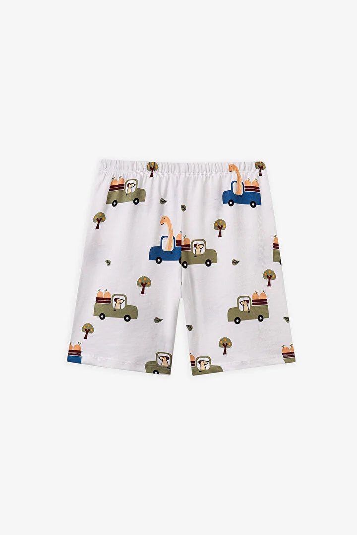 Penti Khaki Boys Dino in The Field 2in1 Pajama Set