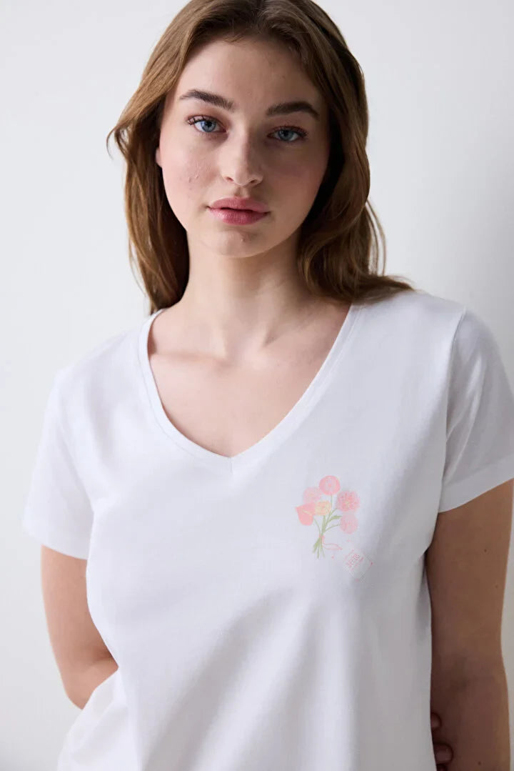 Penti Floral Capri Pj Set