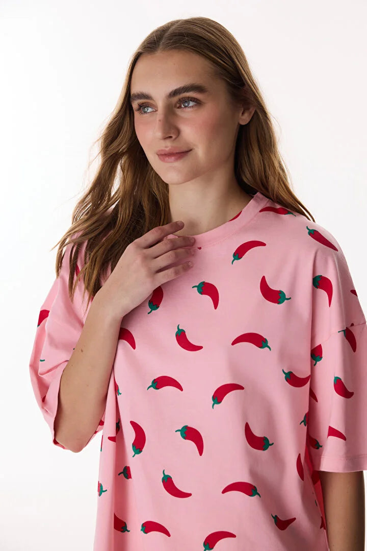 Penti Pink Chill Days Shorts Pajama Set