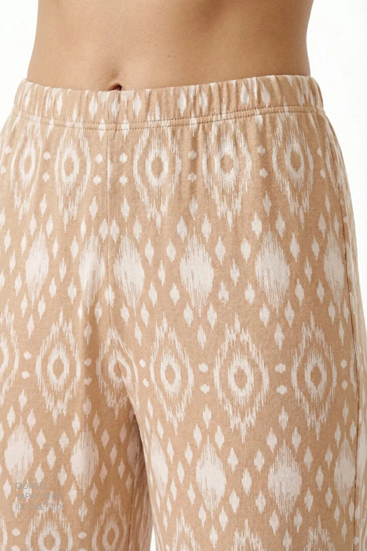 Penti Beige Belle Capri Pajama Set