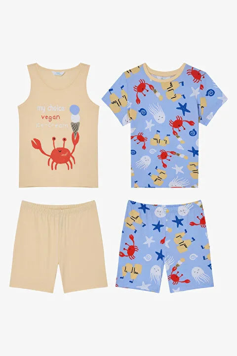 Penti Boys Vegan Ice Cream 2 In 1 Pj Set