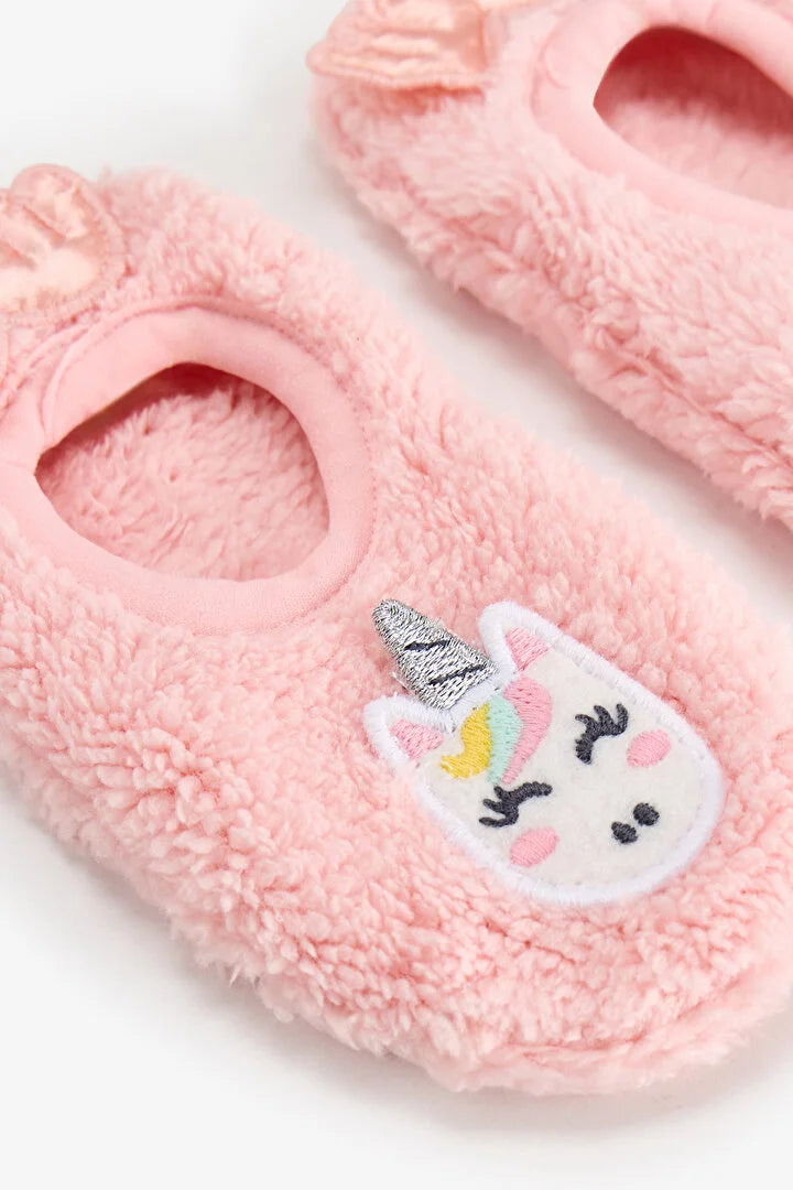 Penti Pink Unicorn Patterned Homesocks