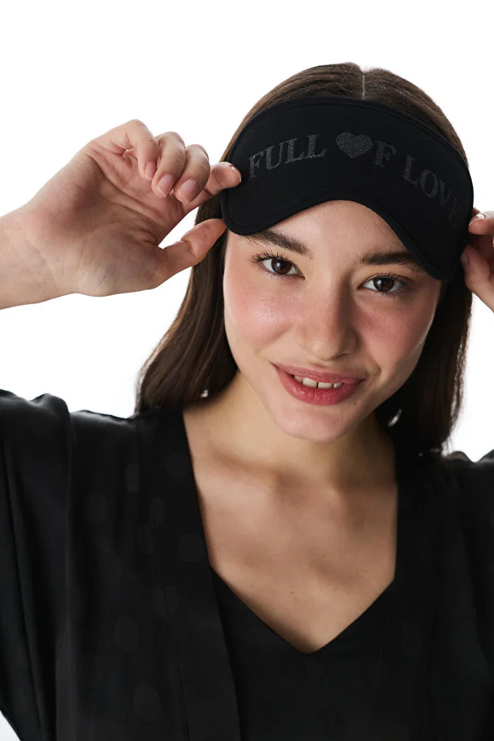 Penti Black Lilah Sleep Mask