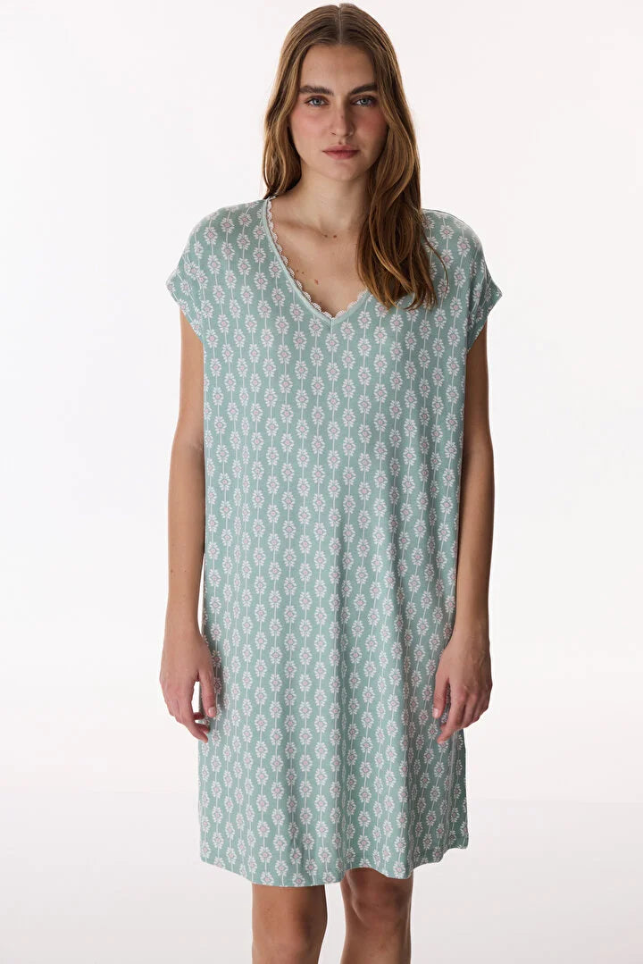 Penti Light Green Nightgown