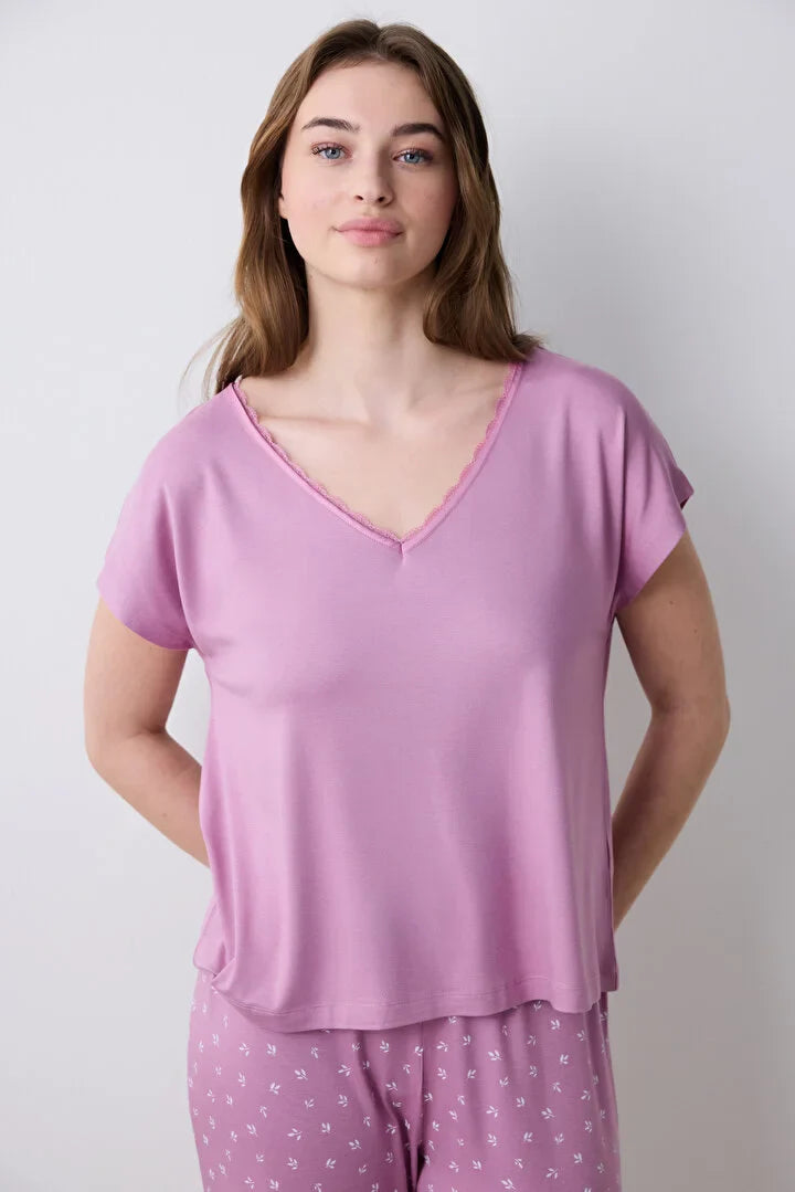 Penti Soft Pant Lilac Pj Set