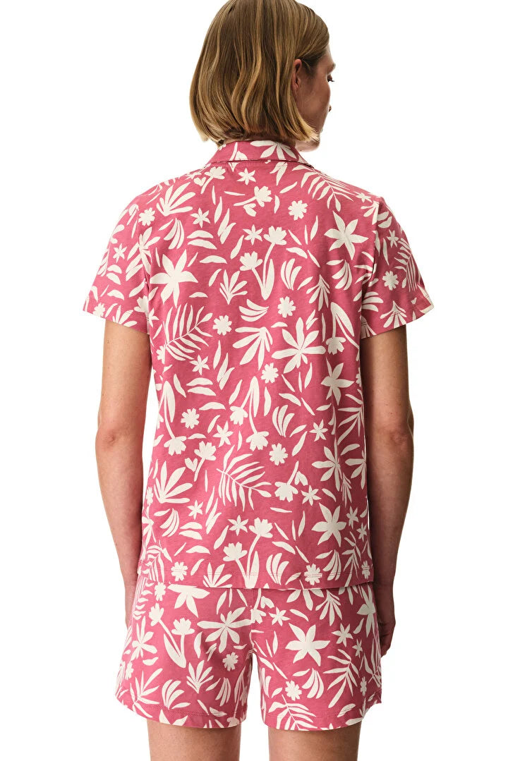 Penti Rose Dust Ciao Shirt & Shorts Pajama Set