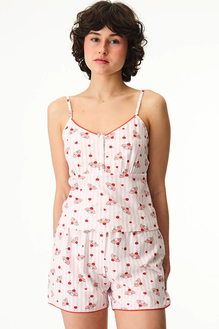 Penti Pink Shorts Pyjama Set