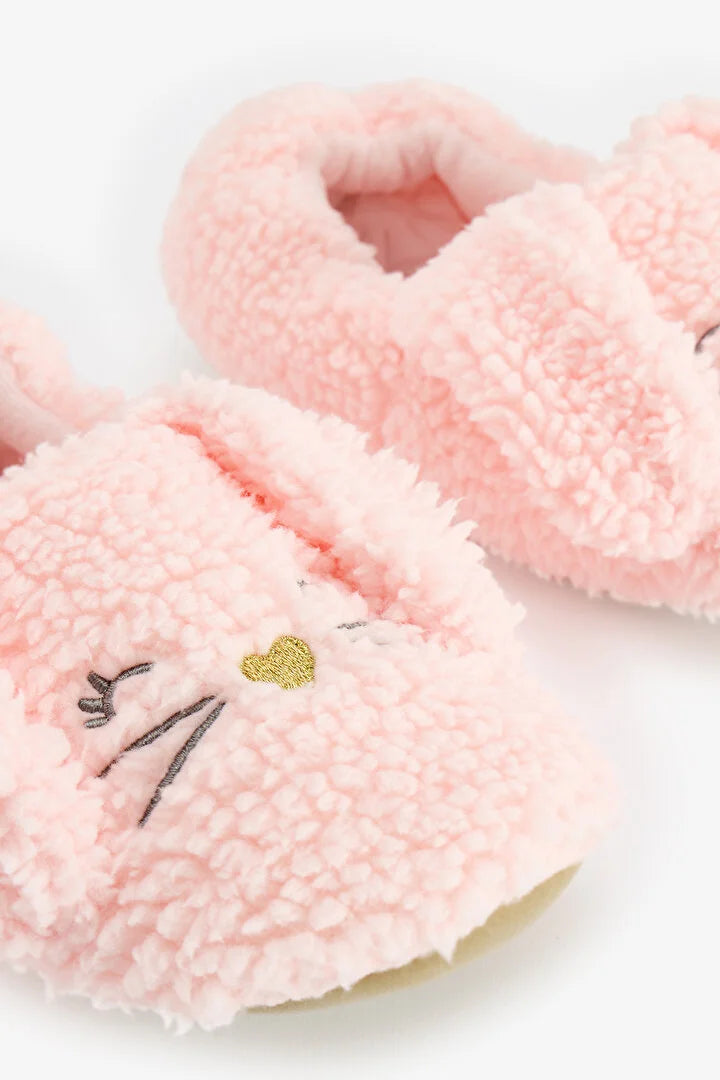 Penti Light Pink Sleepy Bunny Bunny Print House Slippers