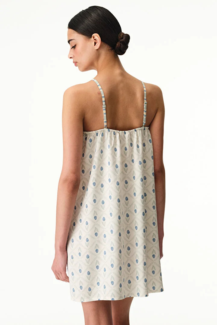 Penti Beige Serenity Floral Nightgown