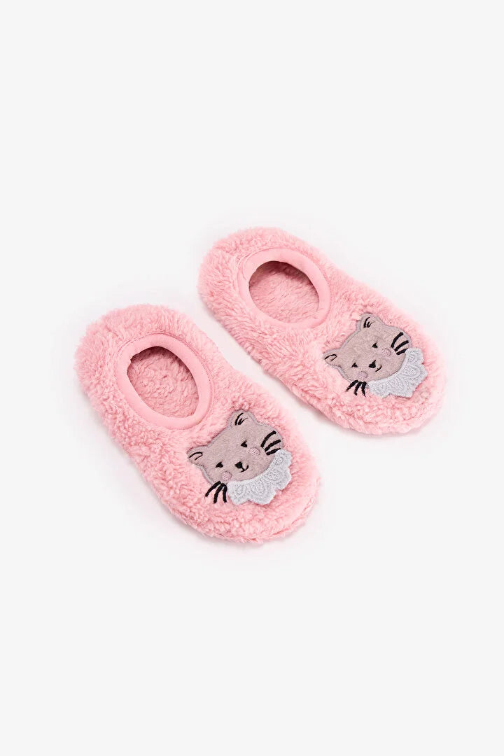 Penti Pink Kitty Cat Patterned HomeSocks