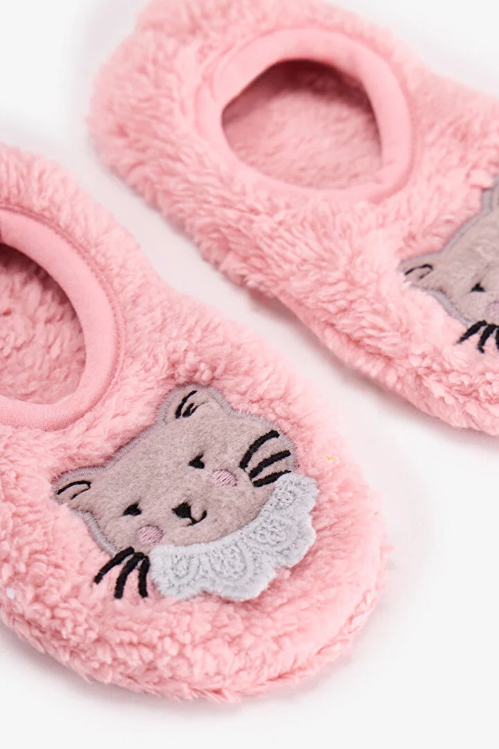 Penti Pink Kitty Cat Patterned HomeSocks