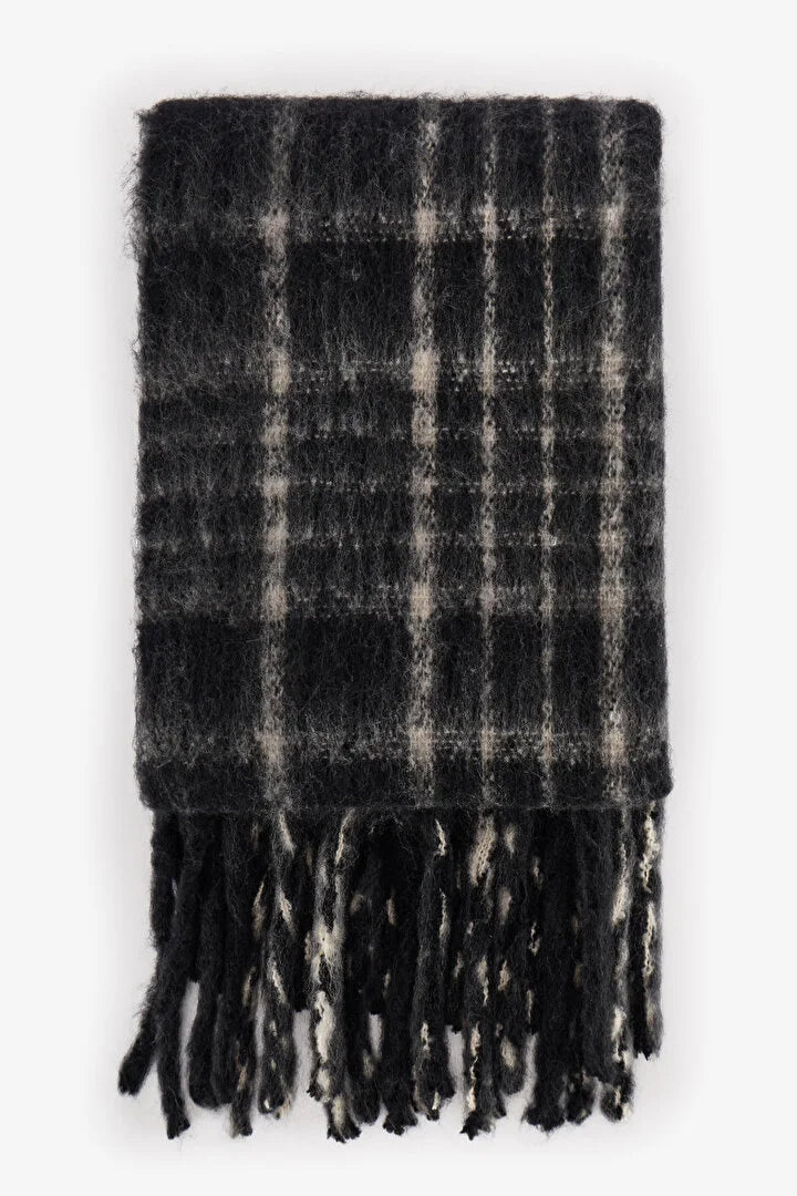 Penti Black Striped Scarf