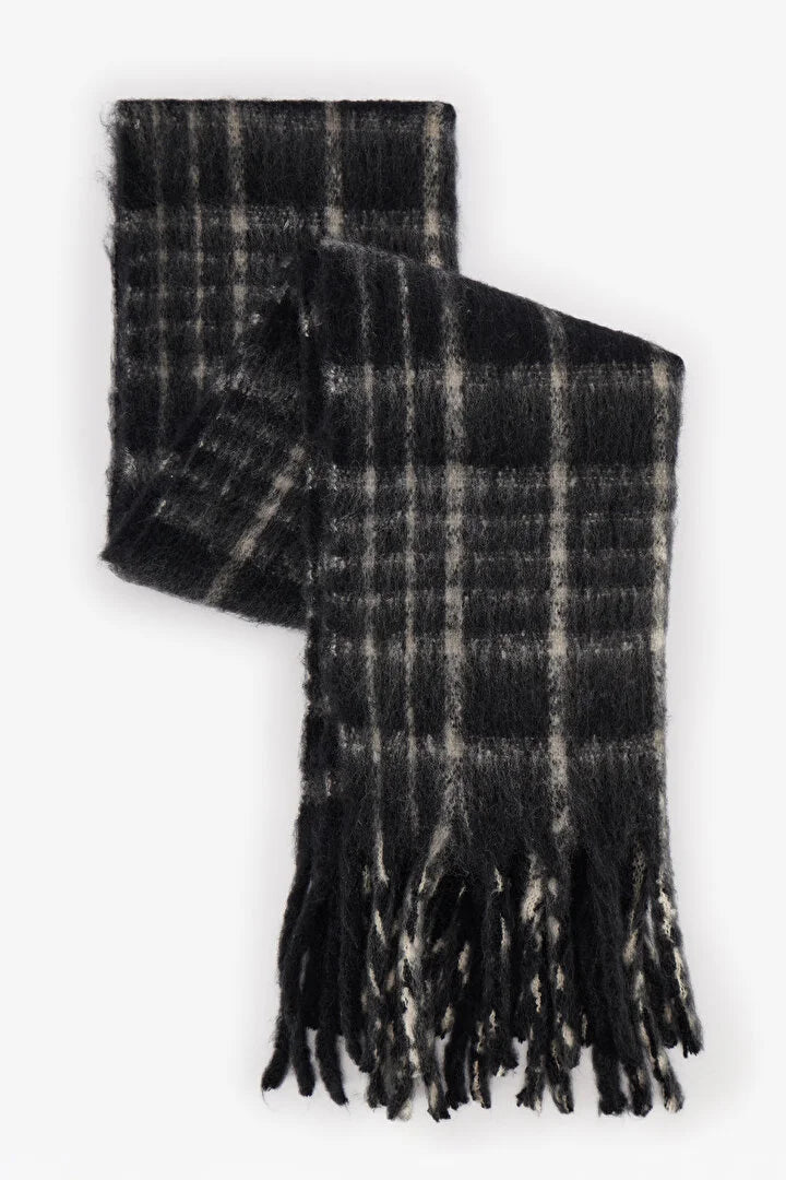Penti Black Striped Scarf
