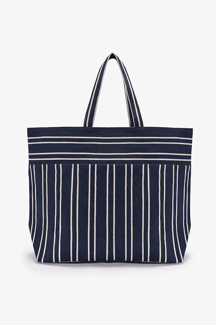Penti Navy Big Striped Bag
