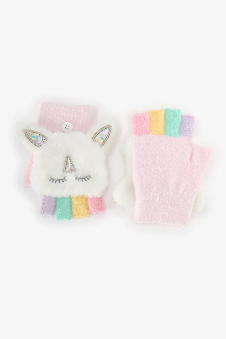 Penti Ecru Unicorn Gloves