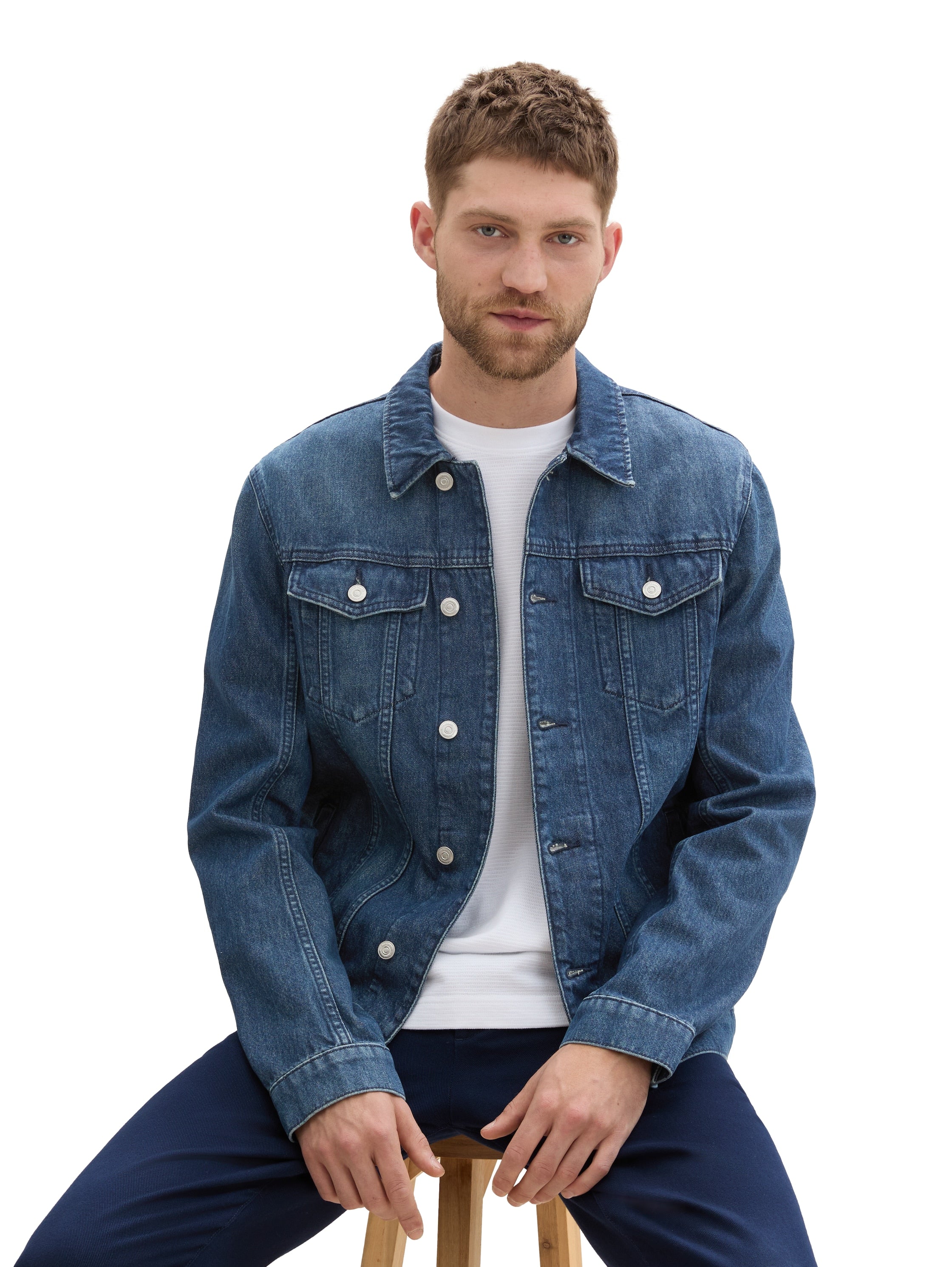 Tom Tailor Blue Denim Jeans Jacket