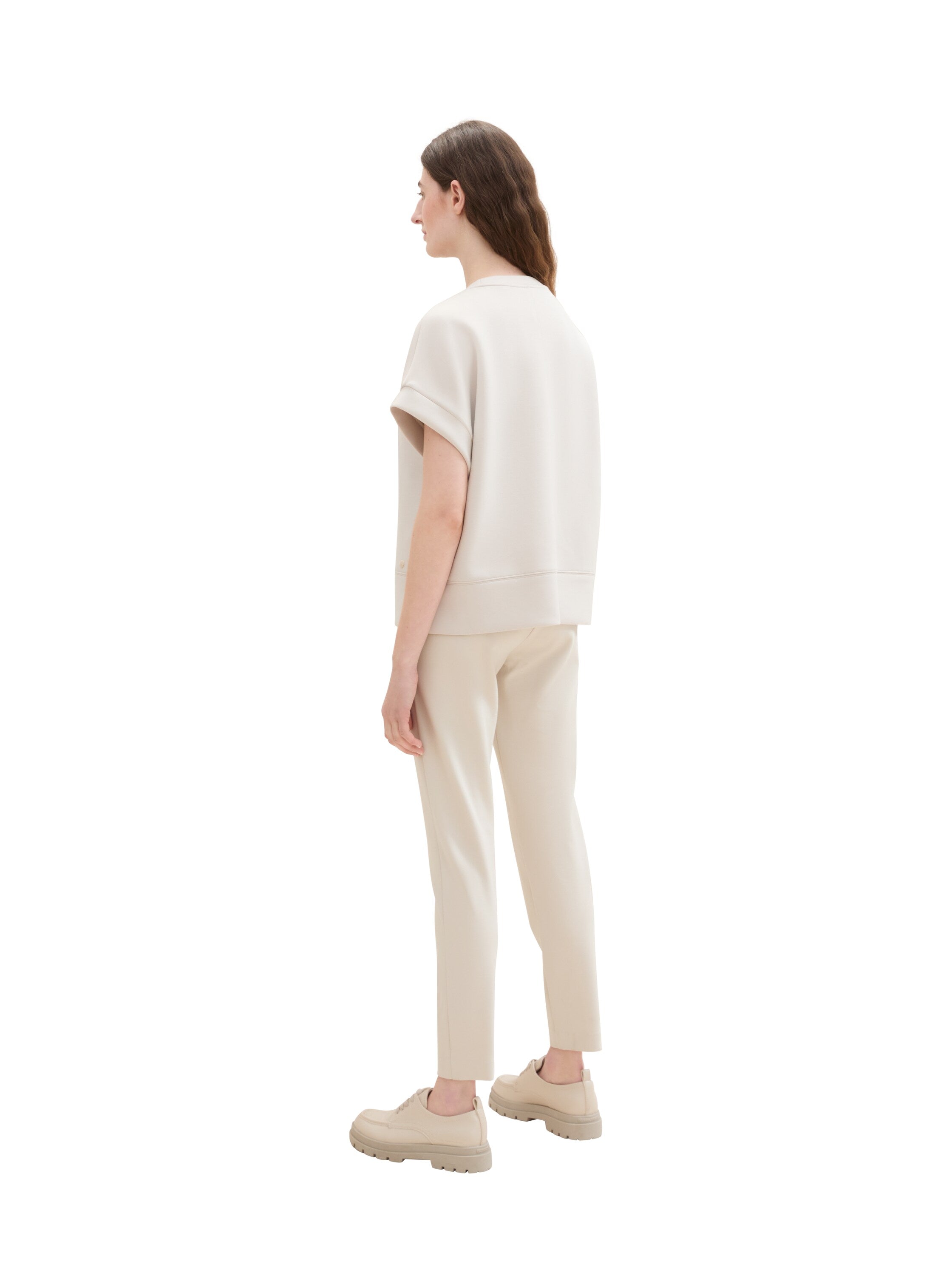 Tom Tailor Casual Material Beige Pant