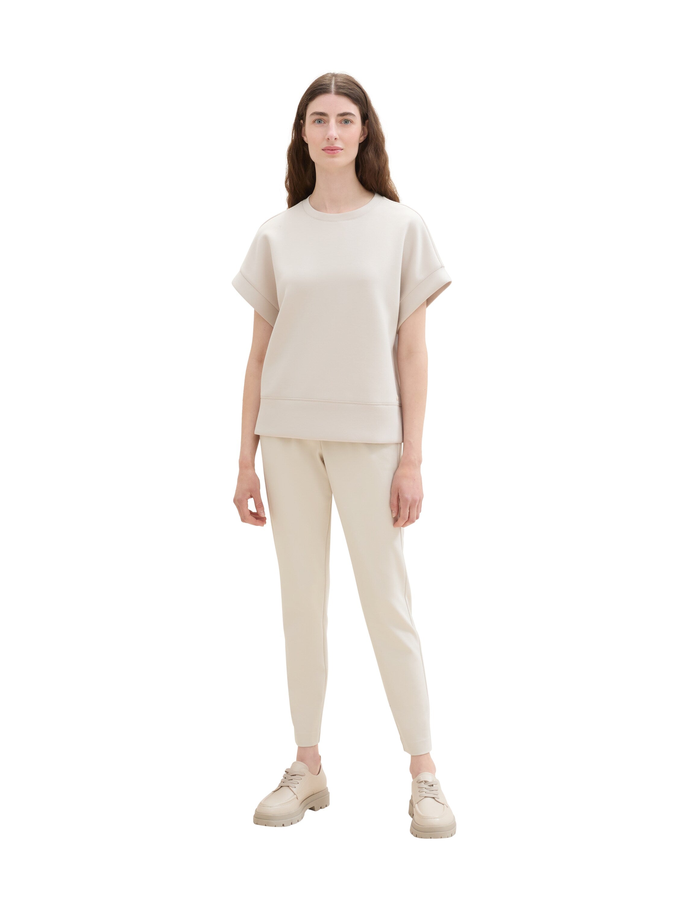 Tom Tailor Casual Material Beige Pant