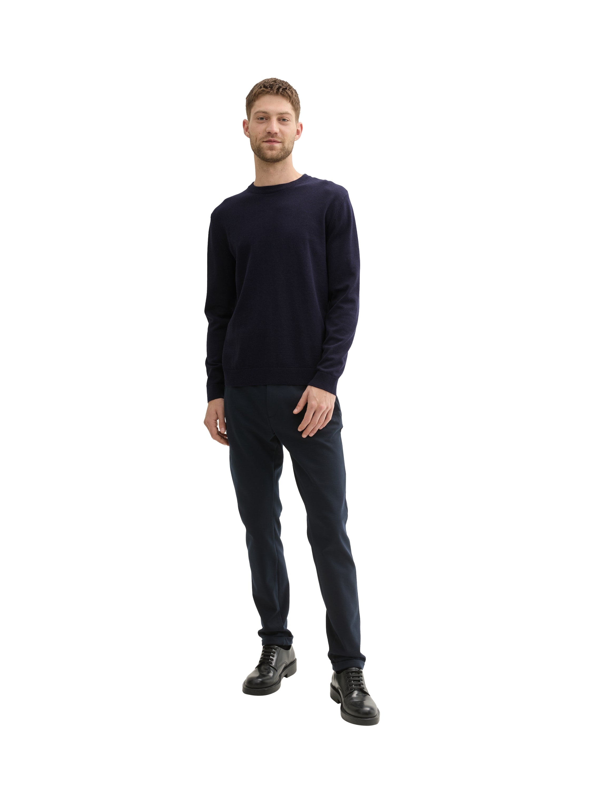 Tom Tailor Navy Basic Round Neck Sweater