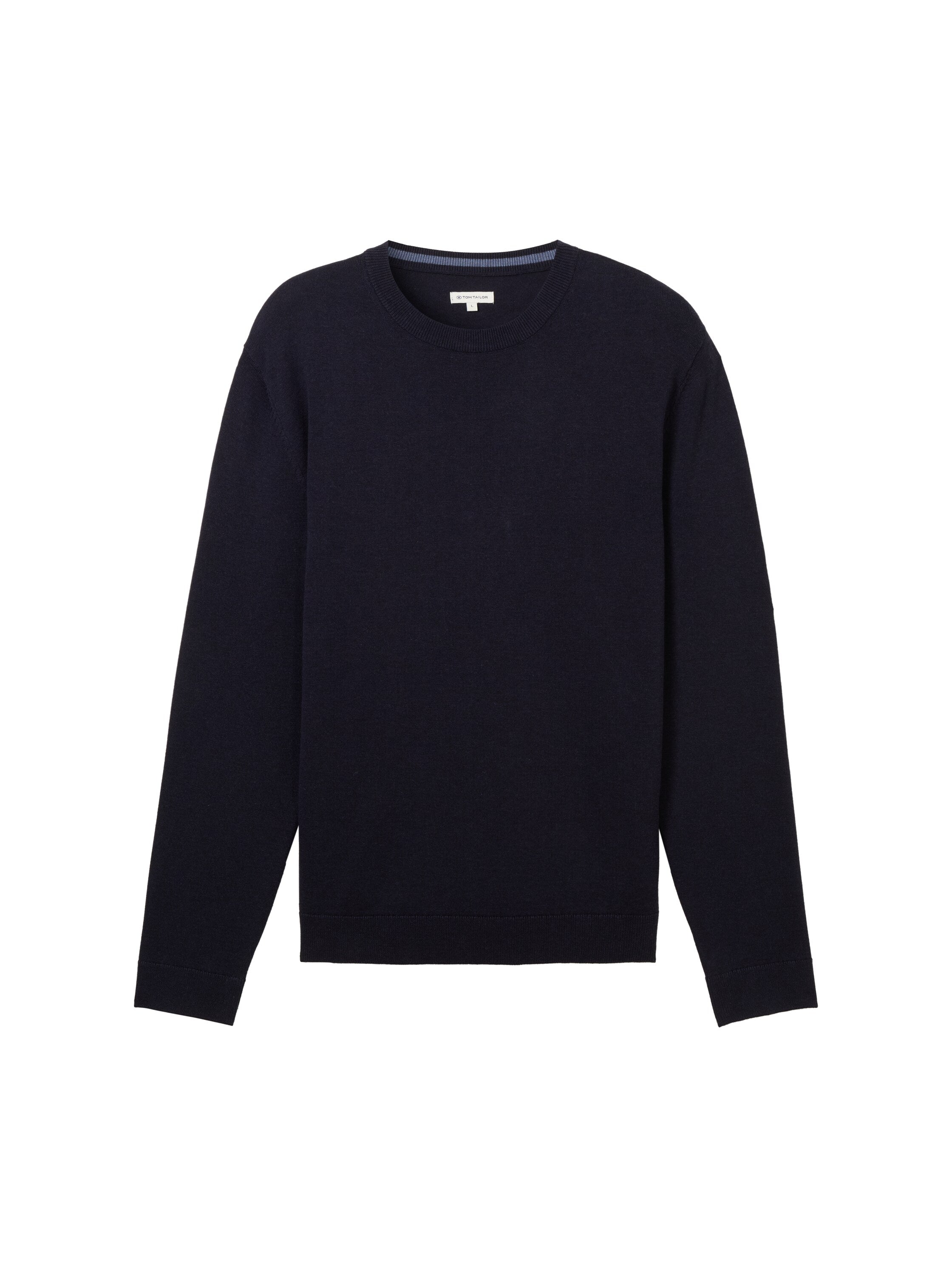 Tom Tailor Navy Basic Round Neck Sweater