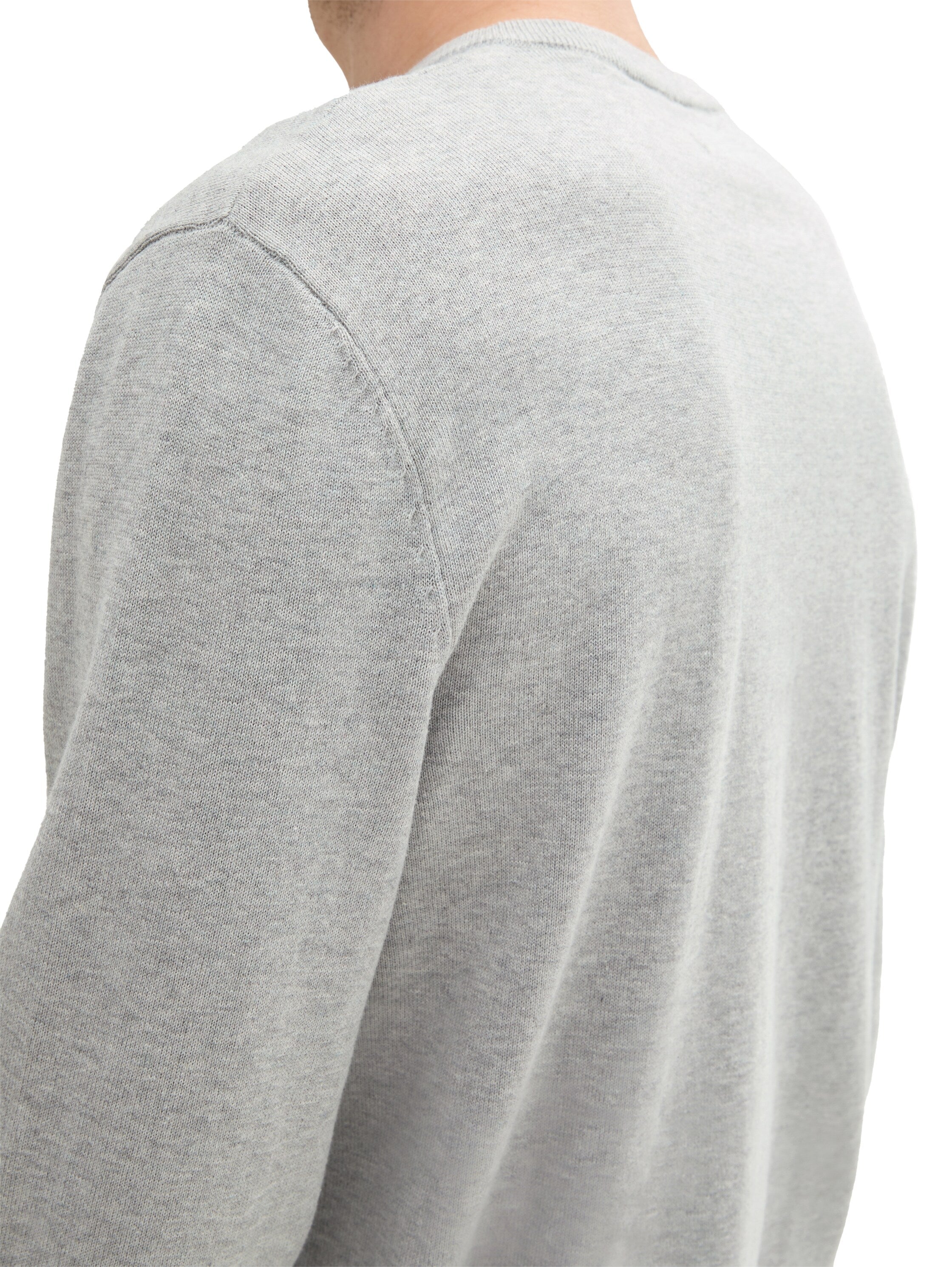 Tom Tailor Knit Wear Light Grey Sweater