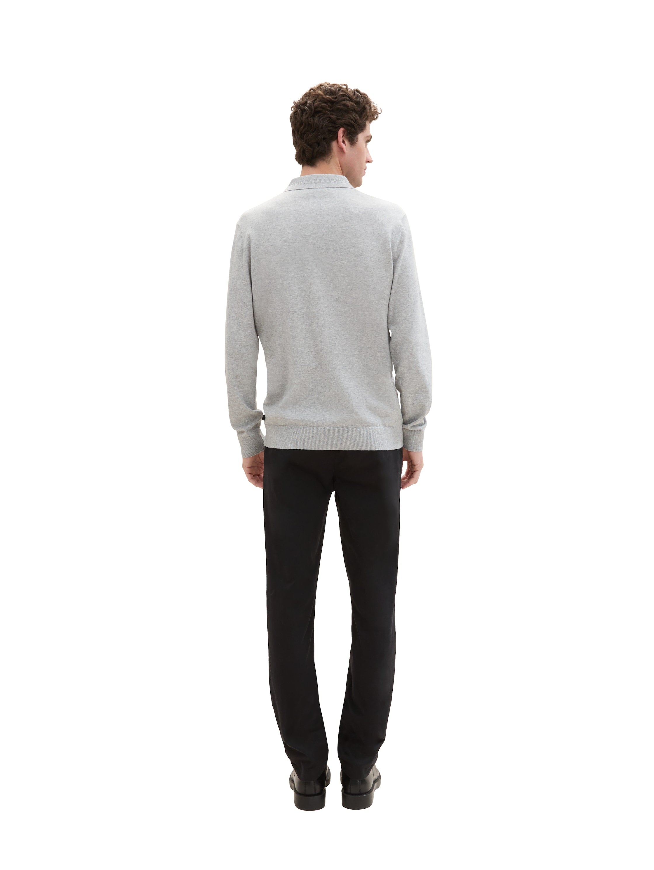 Tom Tailor Black Pants With Slanted Side Pockets