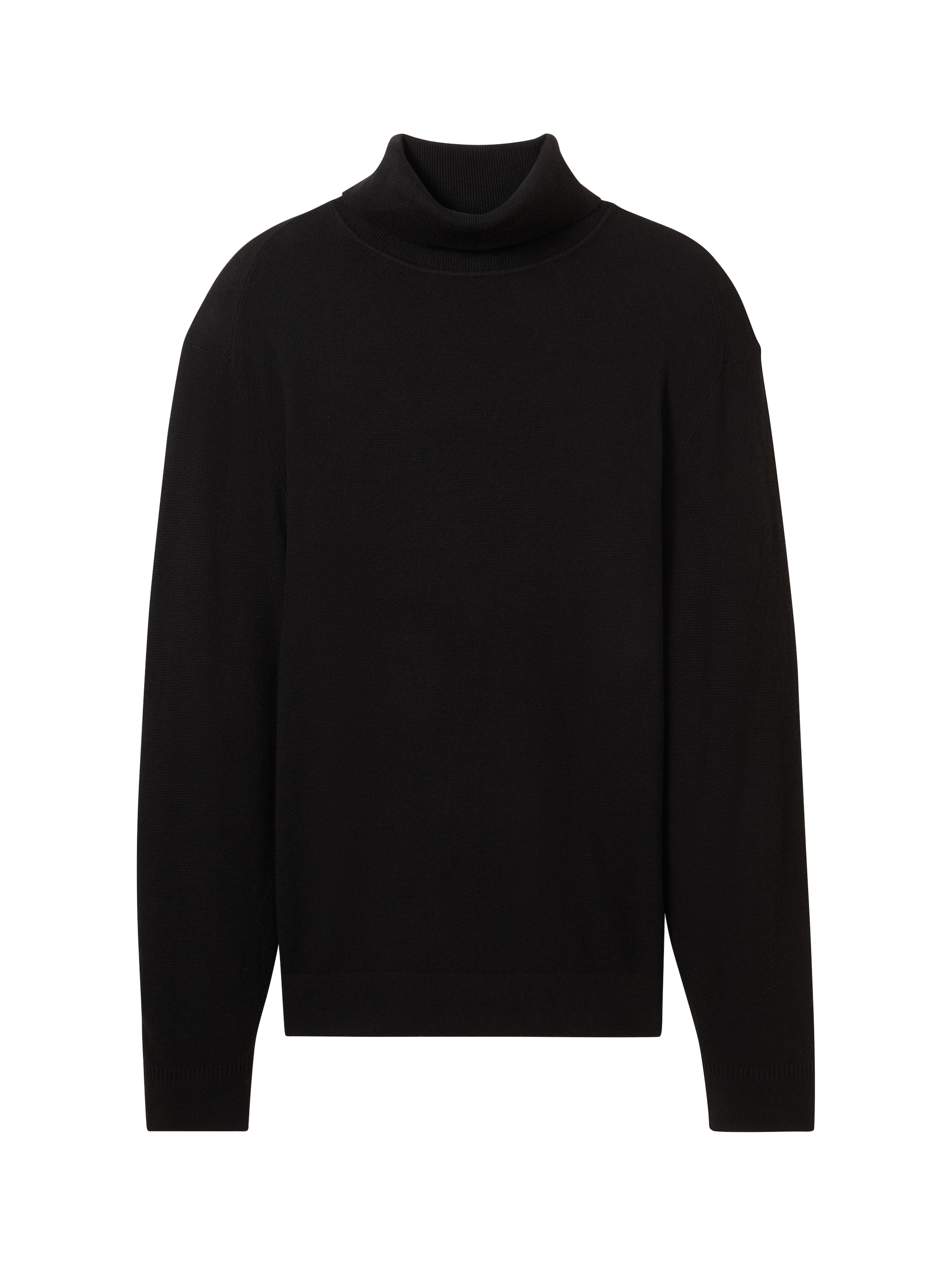 Tom Tailor Soft Turtleneck Black Sweater