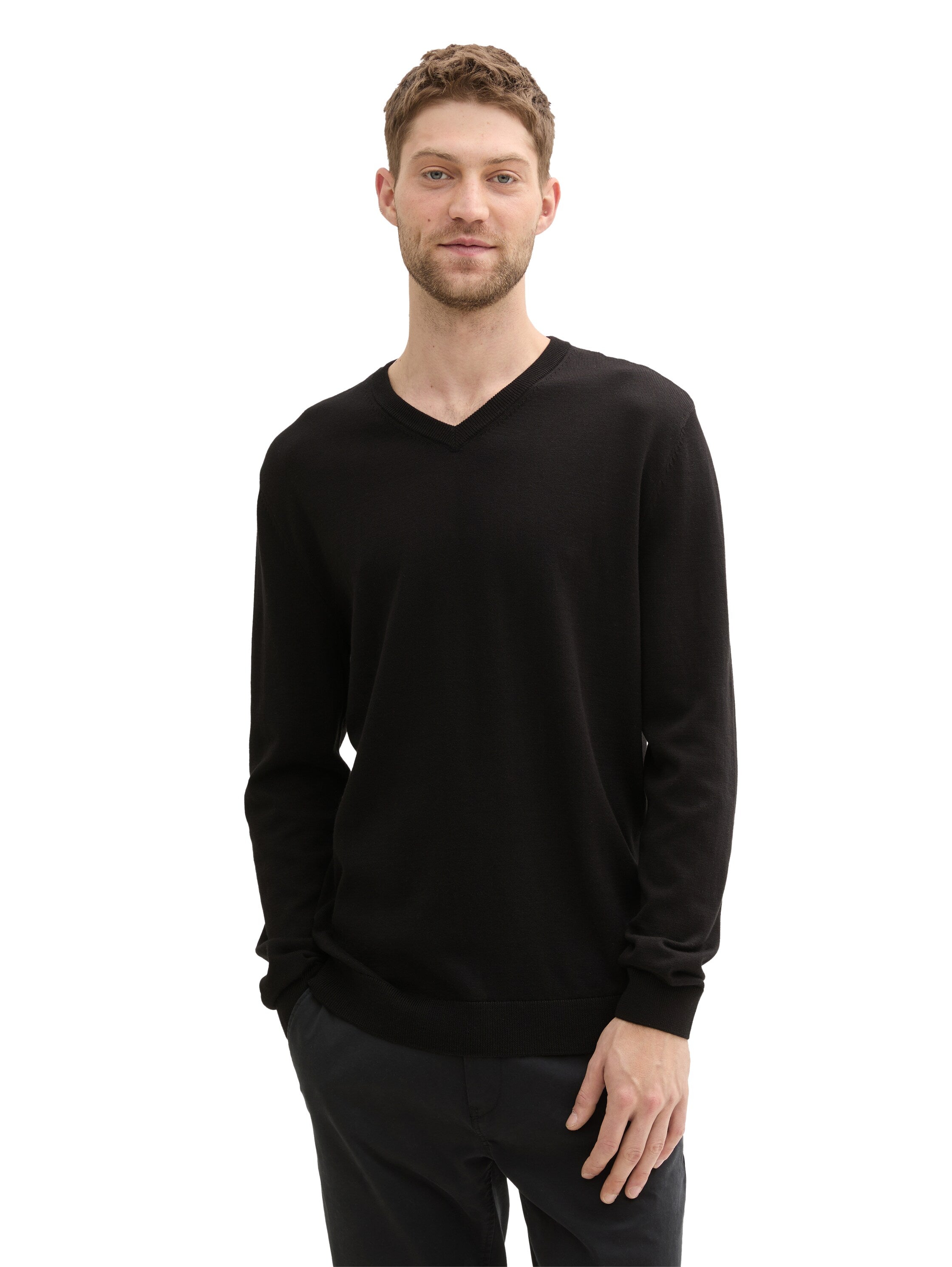 Tom Tailor Knit Wear Black Sweater