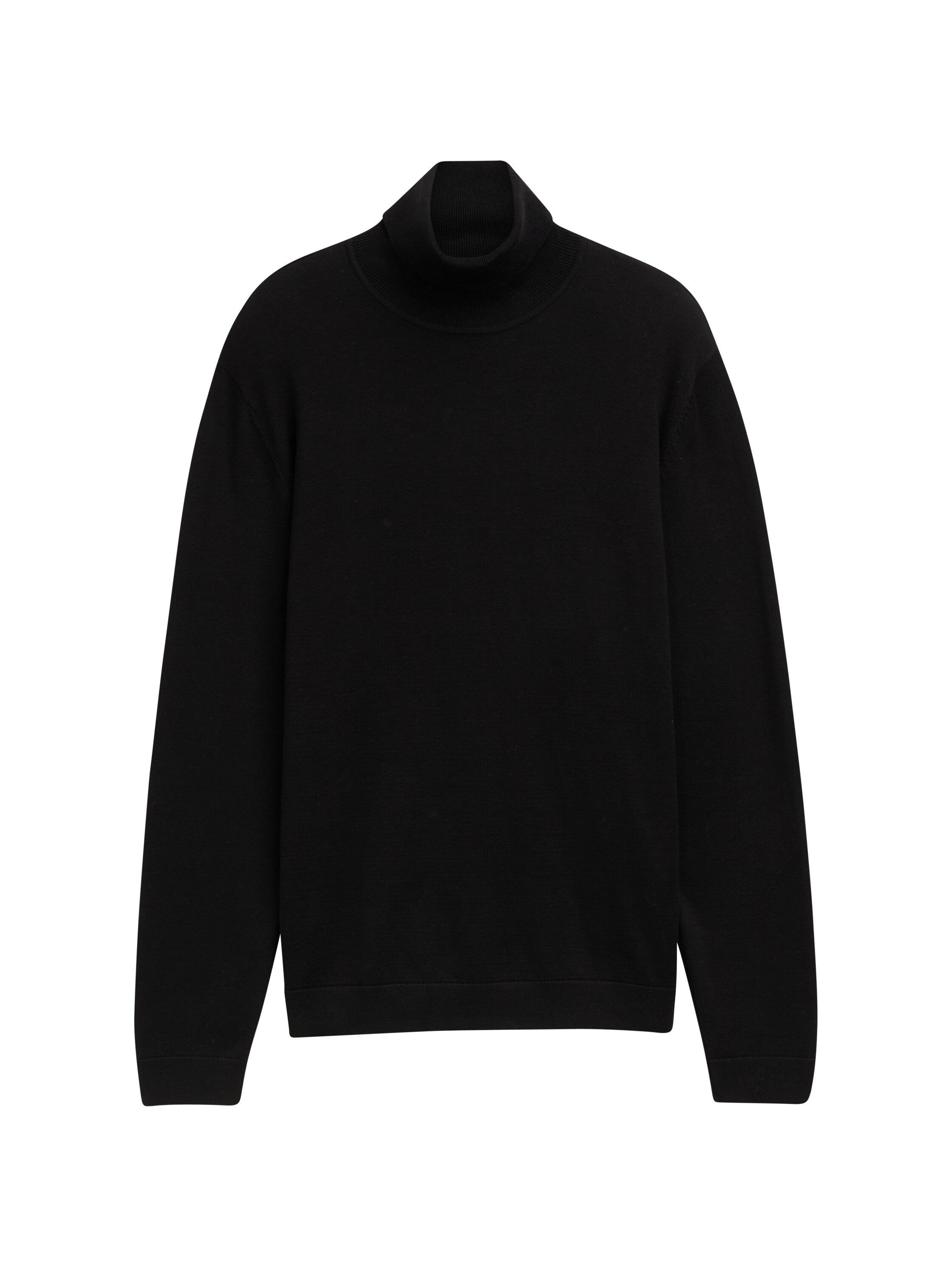 Tom Tailor Black Turtle Neck Basic Sweater