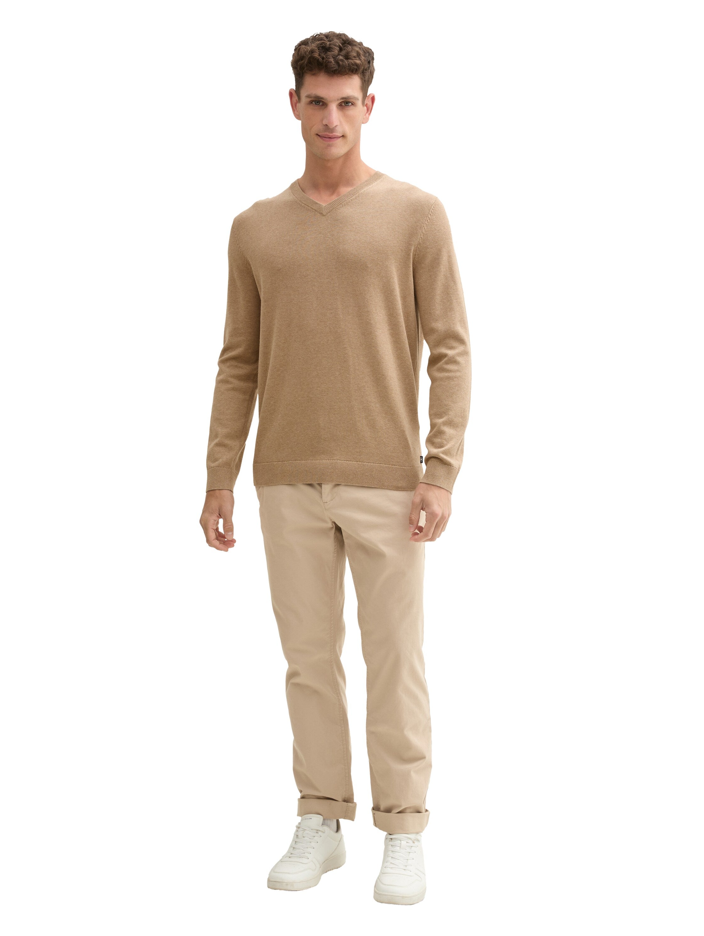 Tom Tailor Knit Wear Beige Sweater