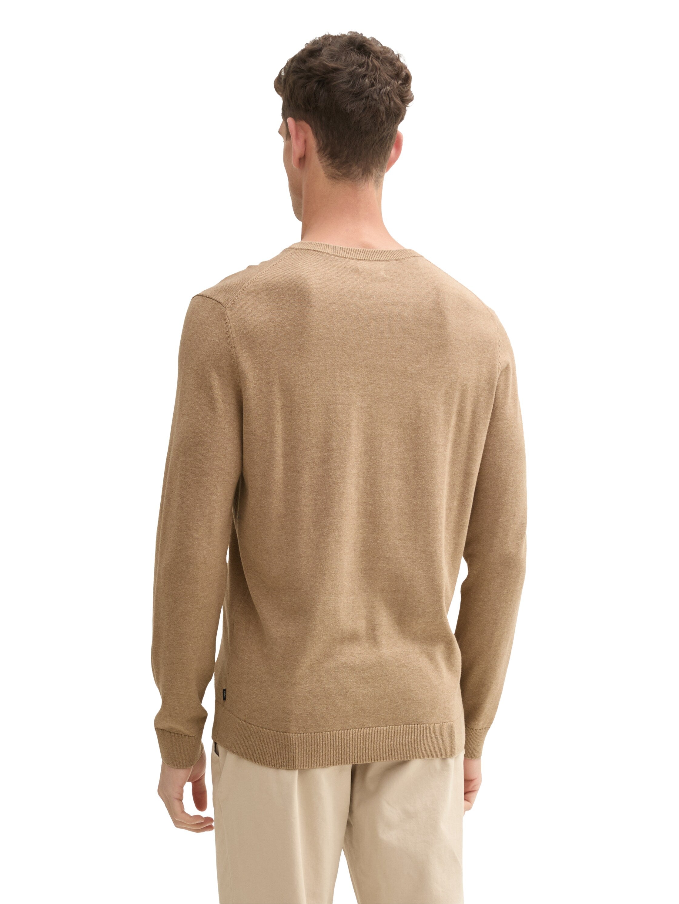 Tom Tailor Knit Wear Beige Sweater