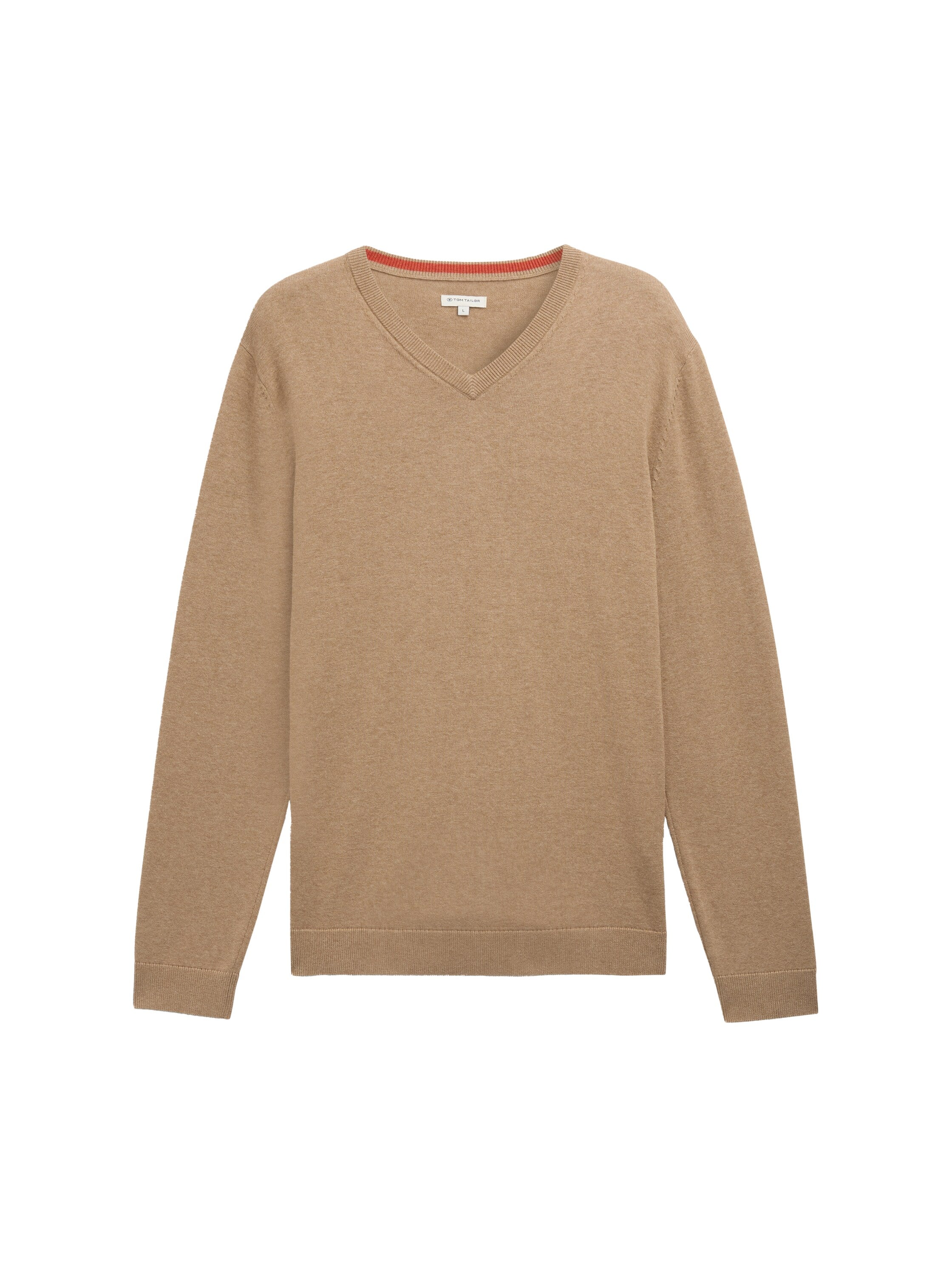 Tom Tailor Knit Wear Beige Sweater