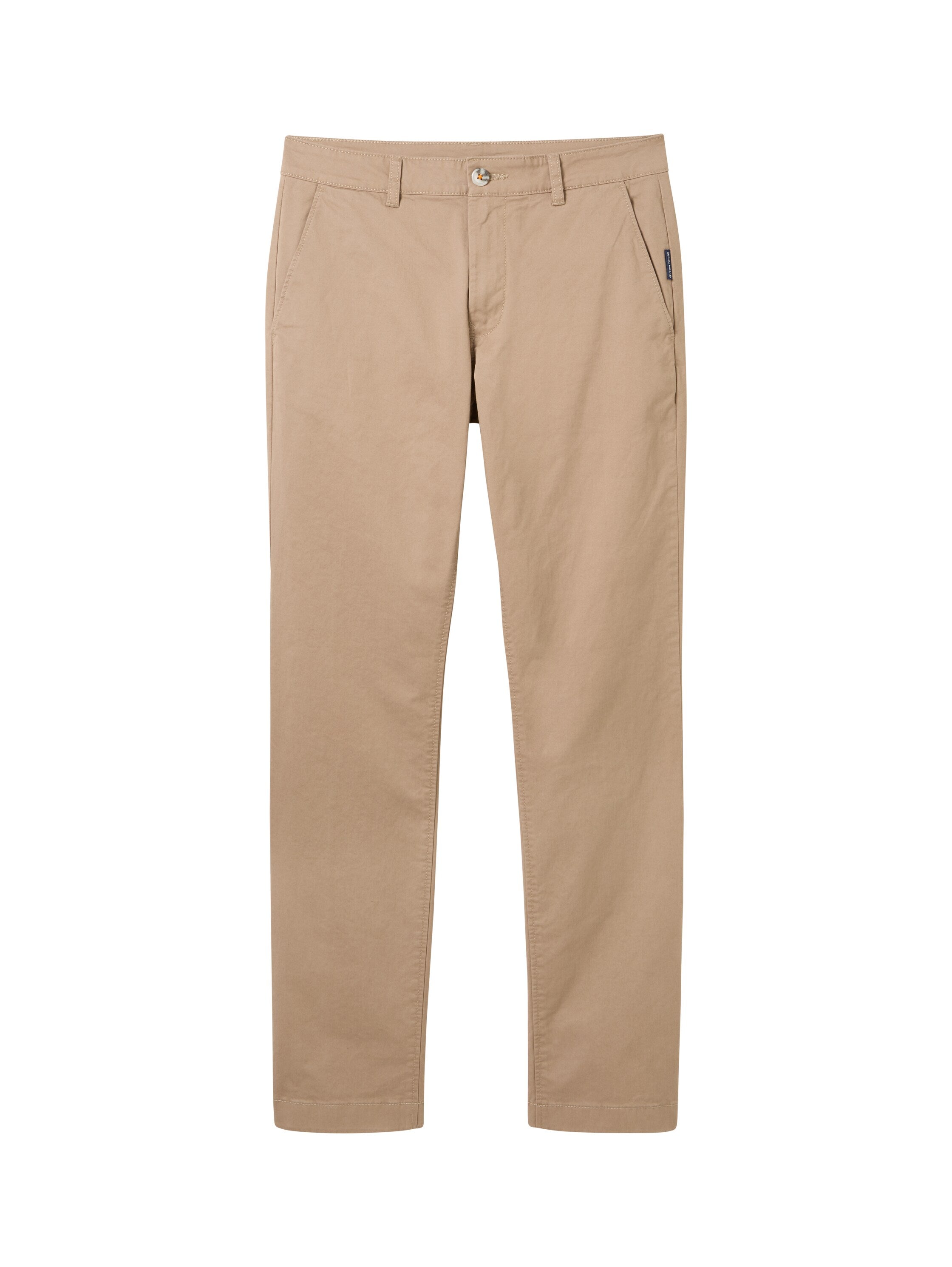 Tom Tailor Beige Pants With Slanted Side Pockets