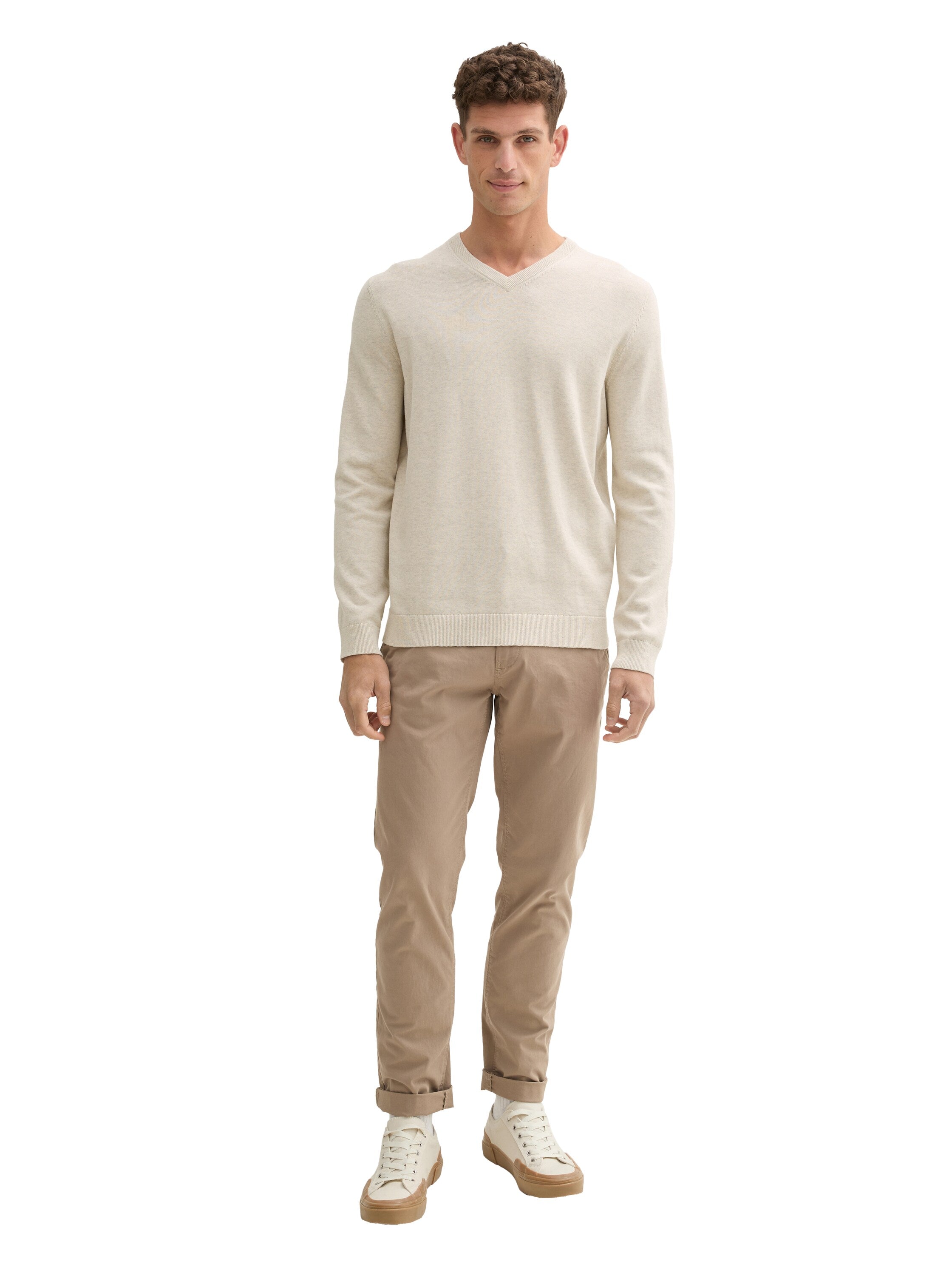 Tom Tailor Knit Wear Light Sand Sweater