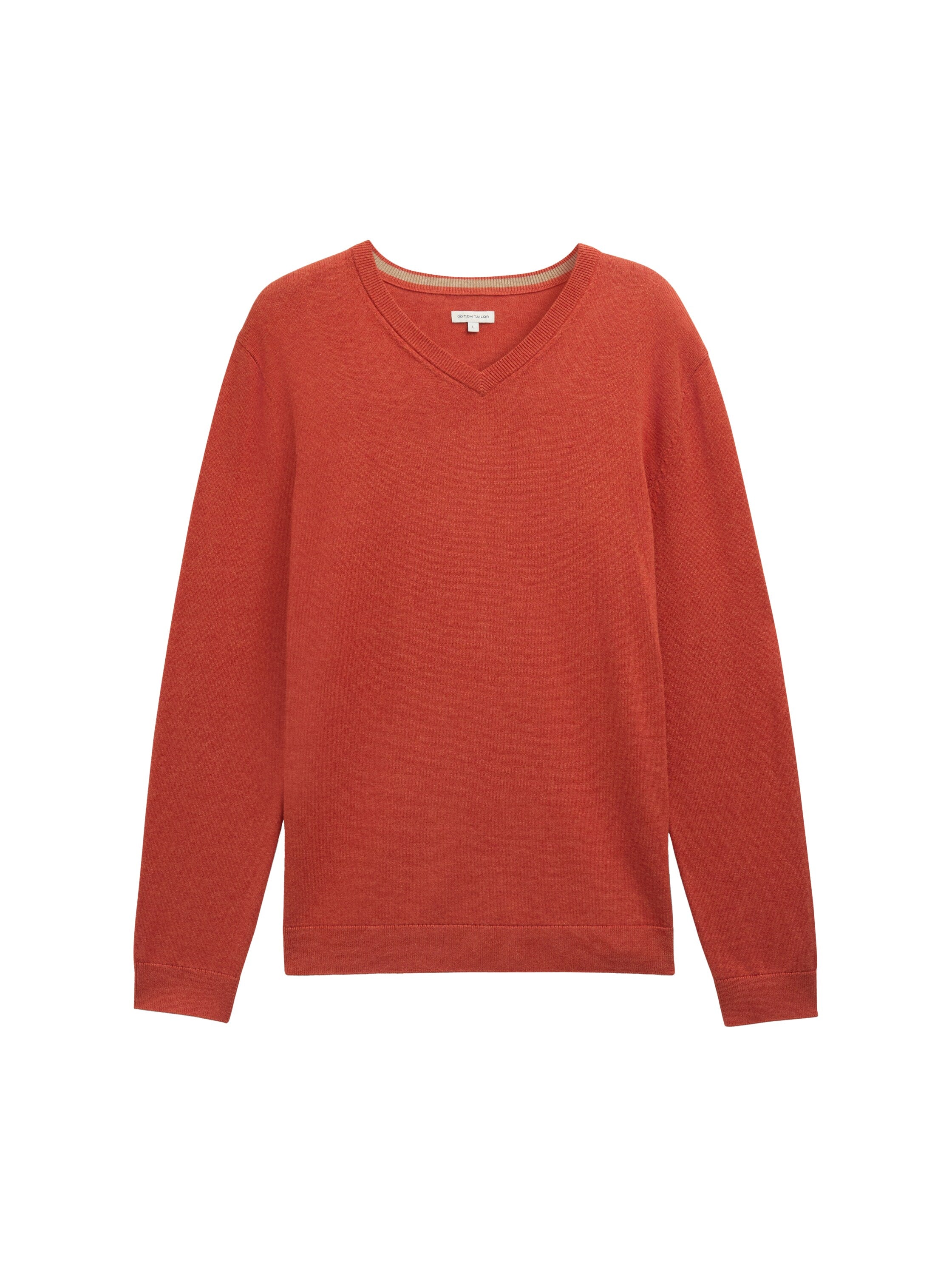 Tom Tailor Knit Wear Orange Sweater