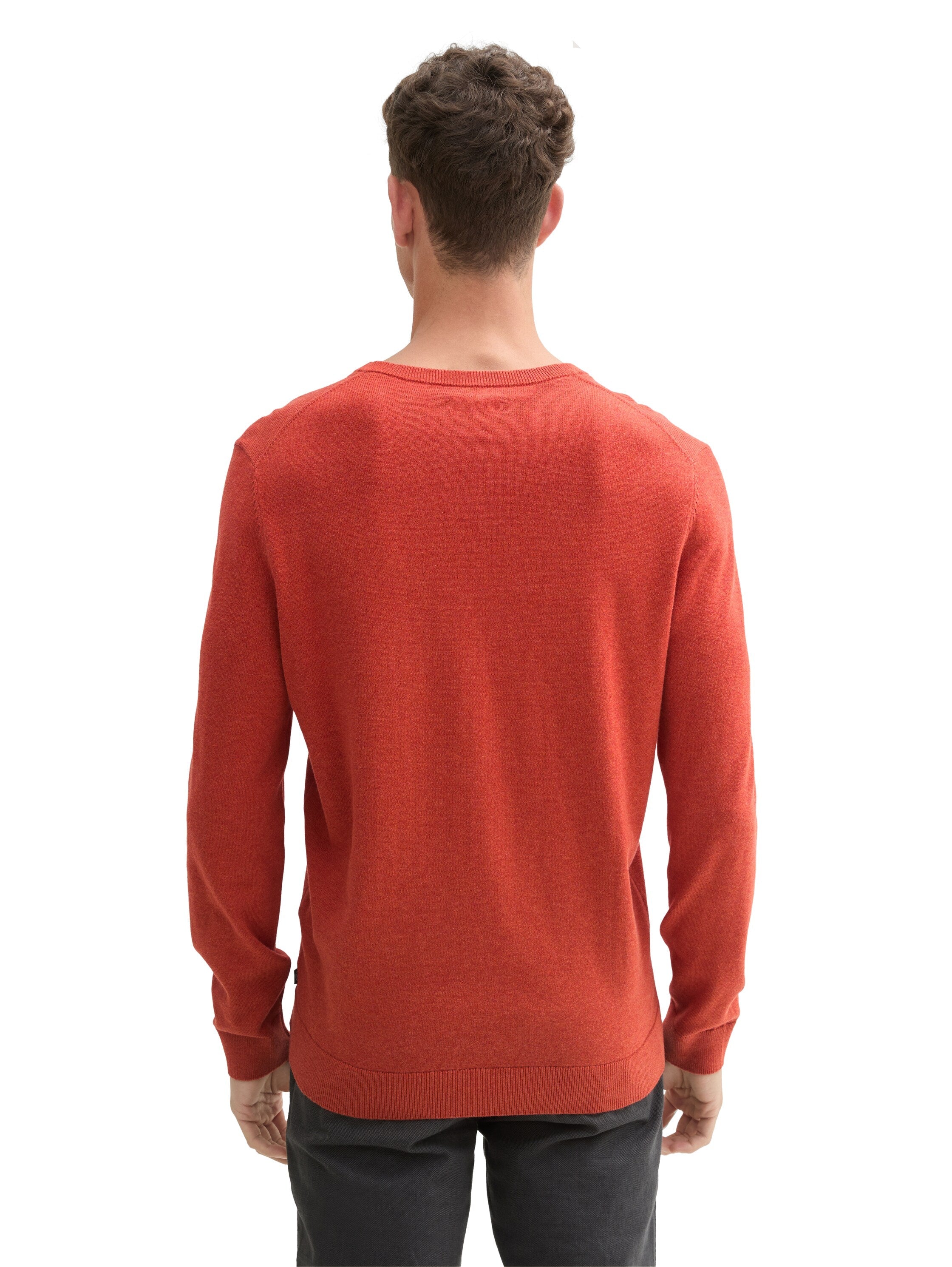 Tom Tailor Knit Wear Orange Sweater