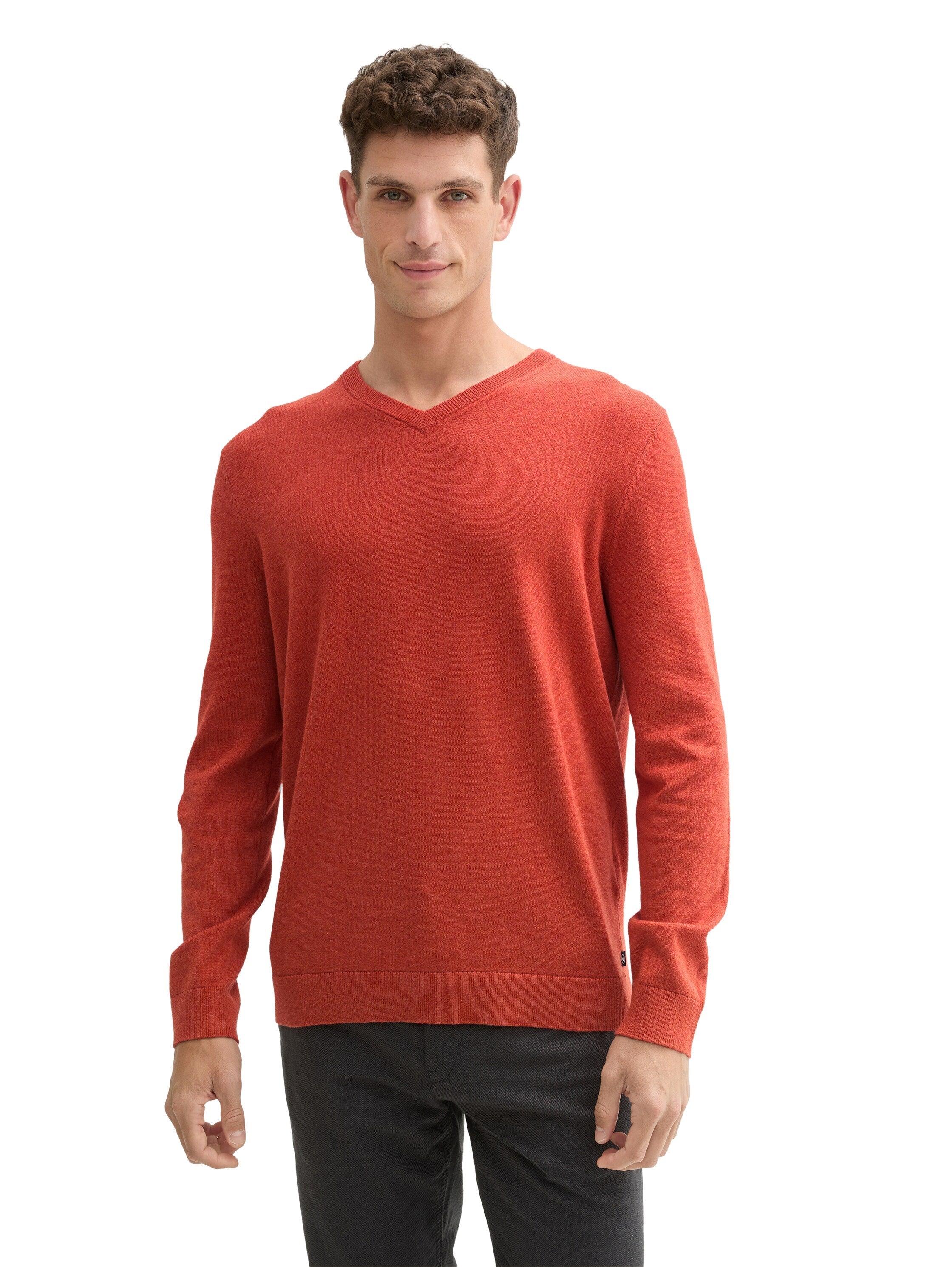 Tom Tailor Knit Wear Orange Sweater