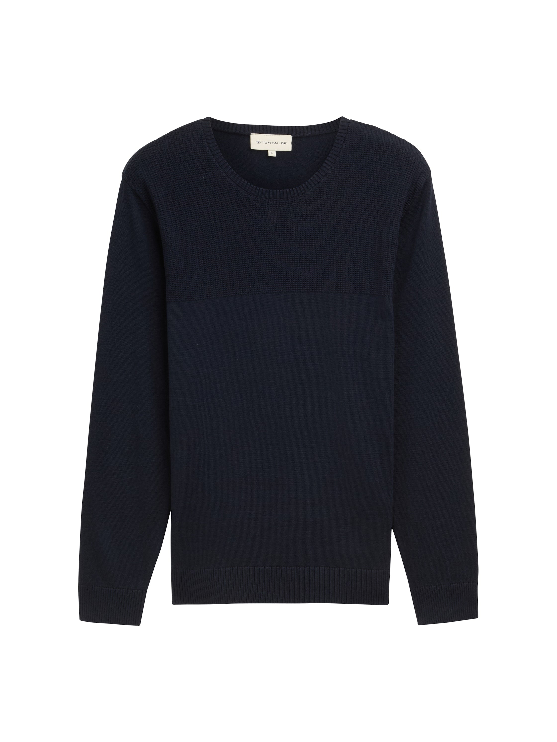 Tom Tailor Navy Round Neck Sweater