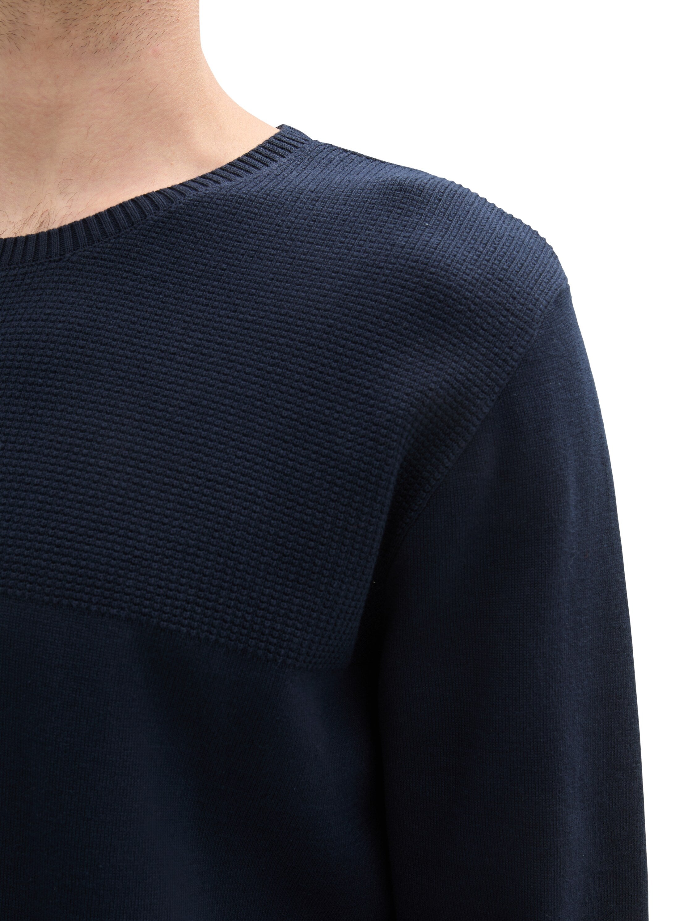 Tom Tailor Navy Round Neck Sweater