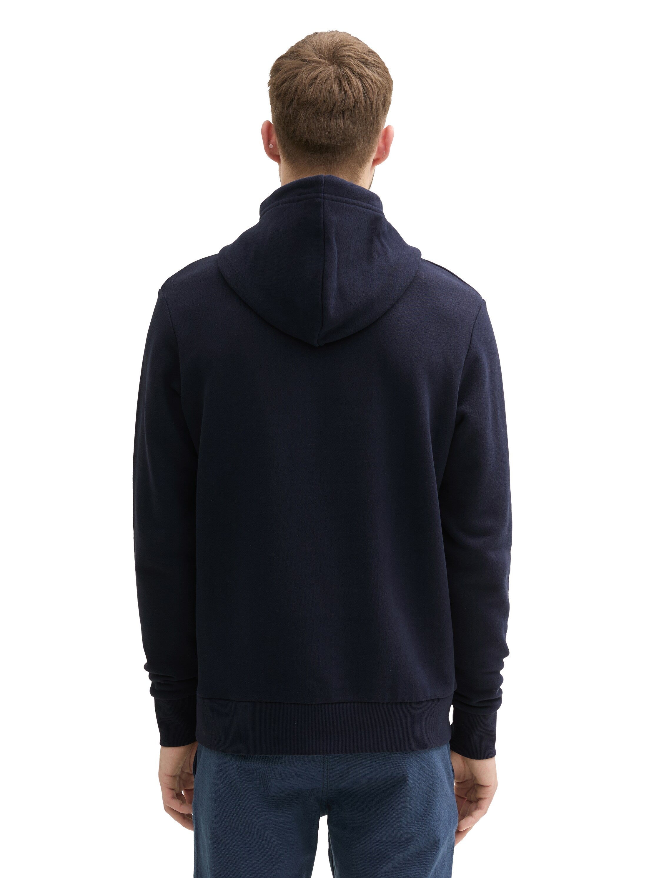 Tom Tailor Navy Printed Hoodie