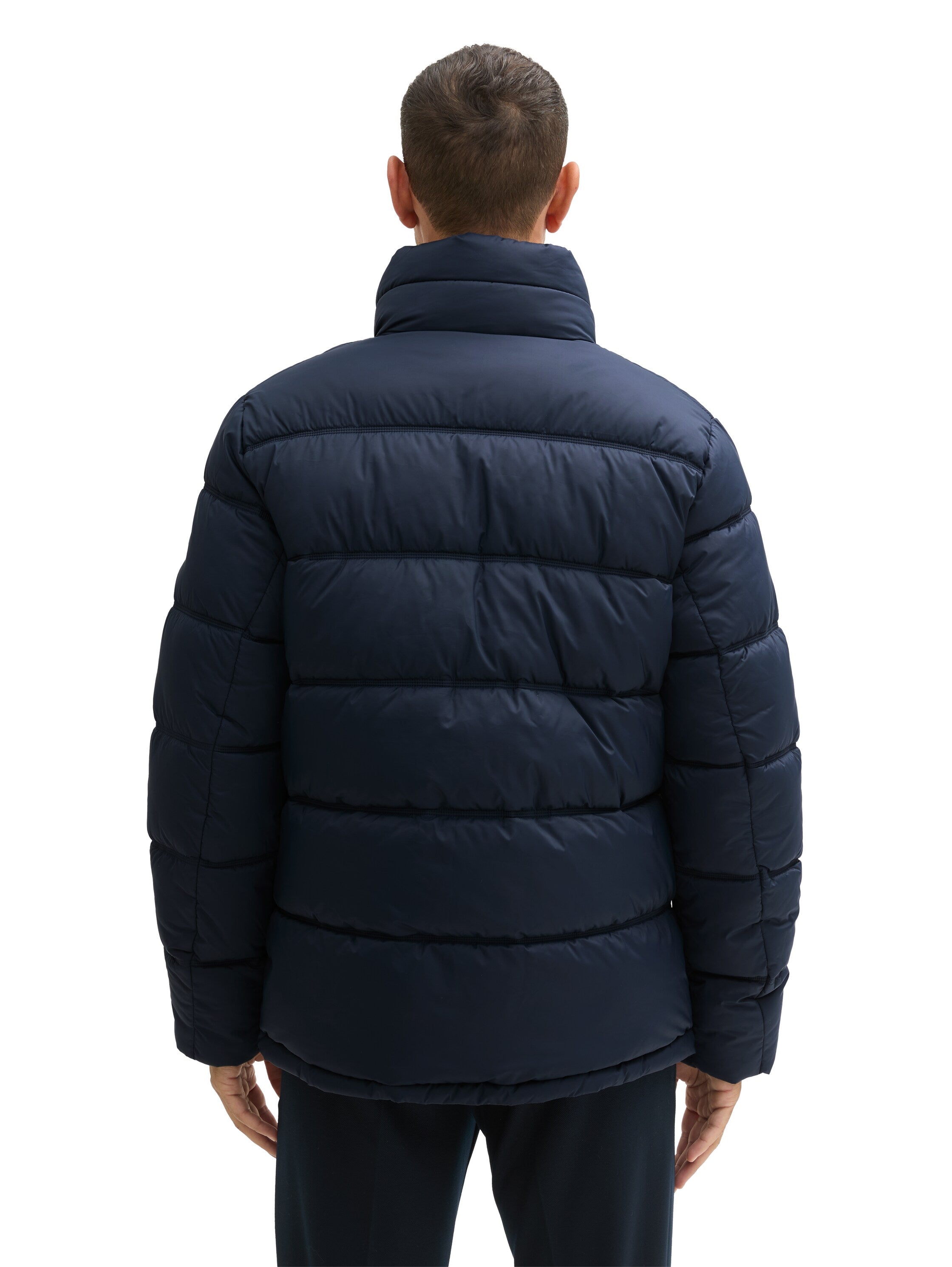 Tom Tailor Hybrid Puffer Navy Jacket