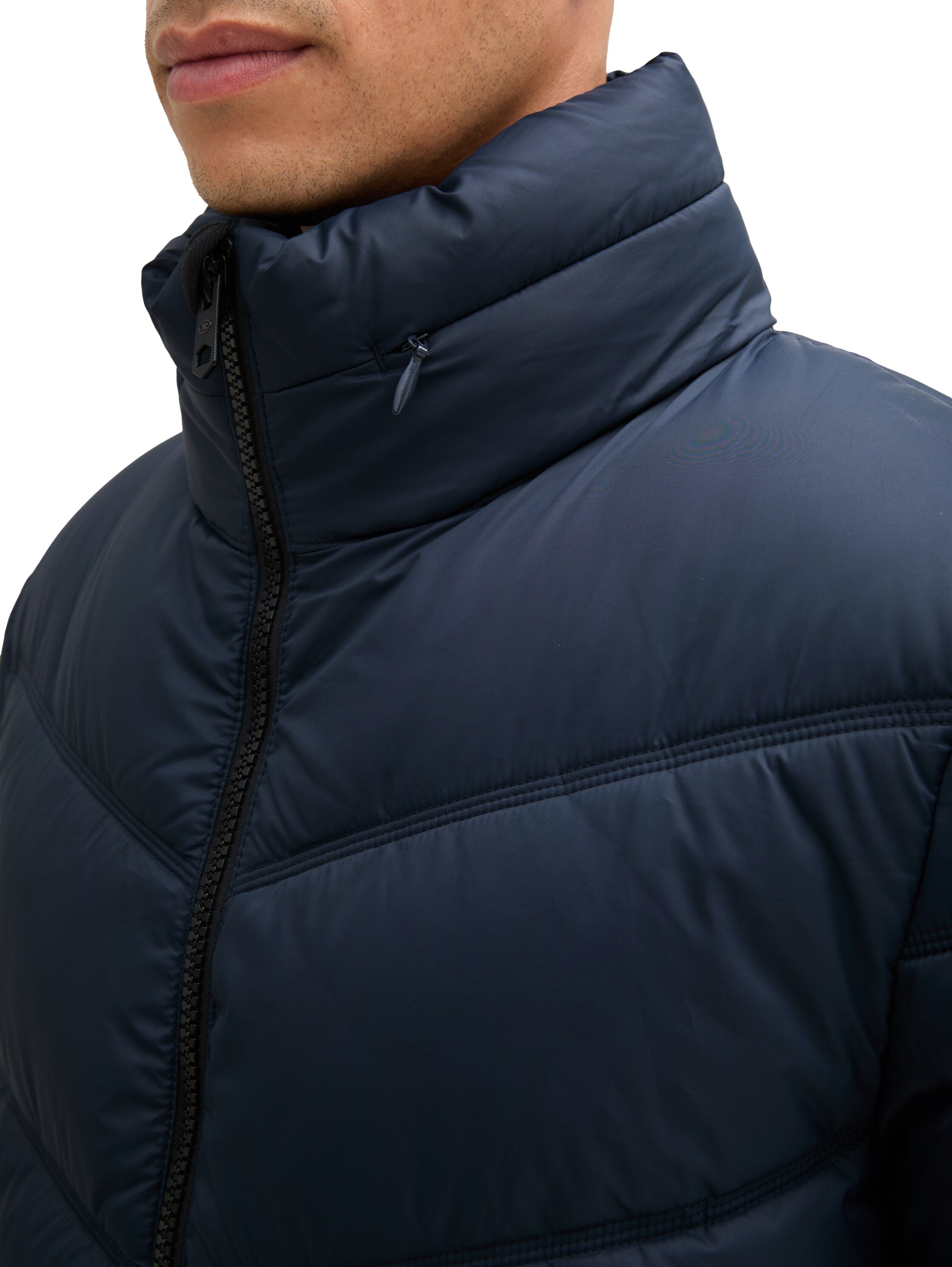 Tom Tailor Hybrid Puffer Navy Jacket