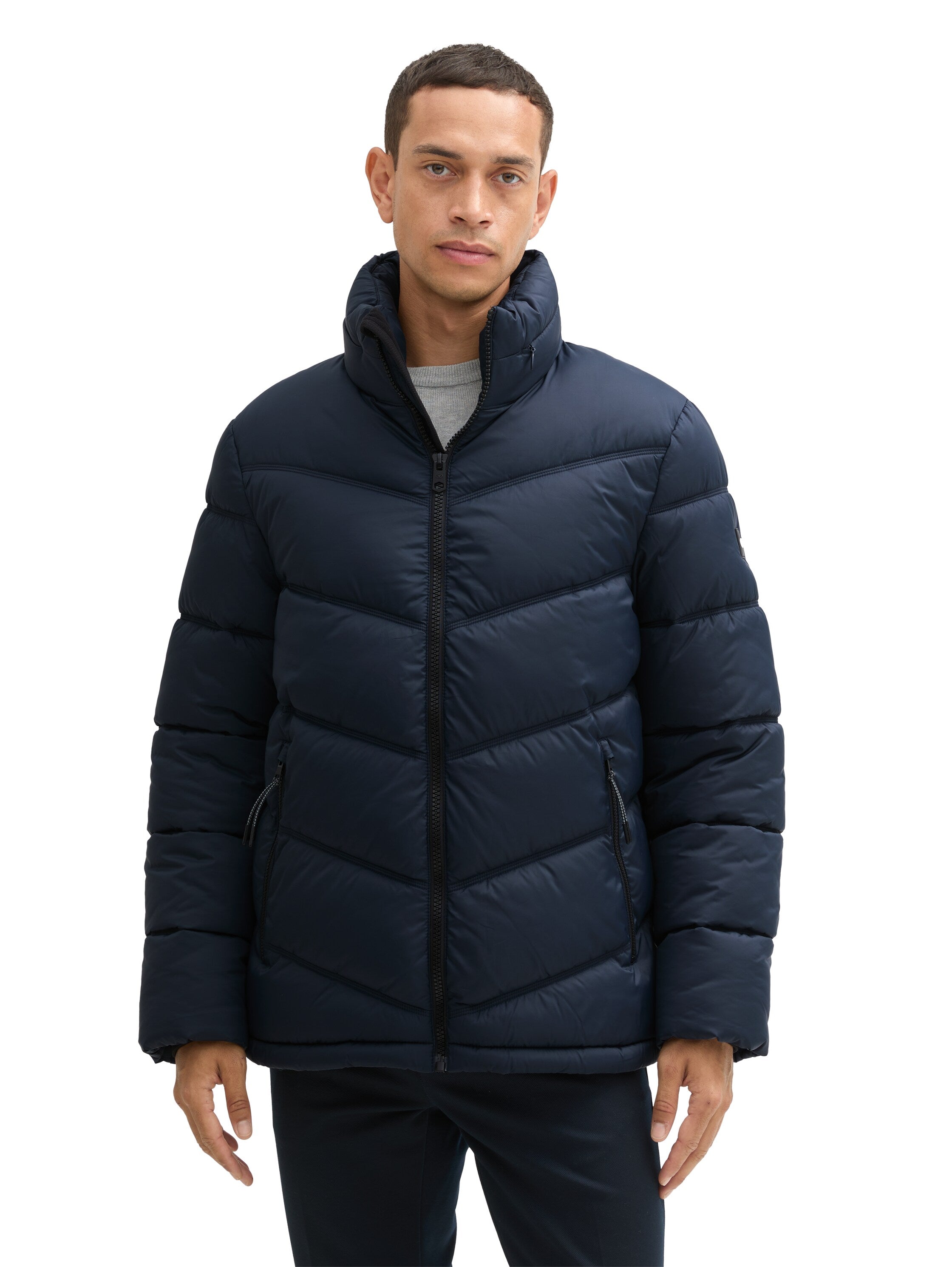 Tom Tailor Hybrid Puffer Navy Jacket