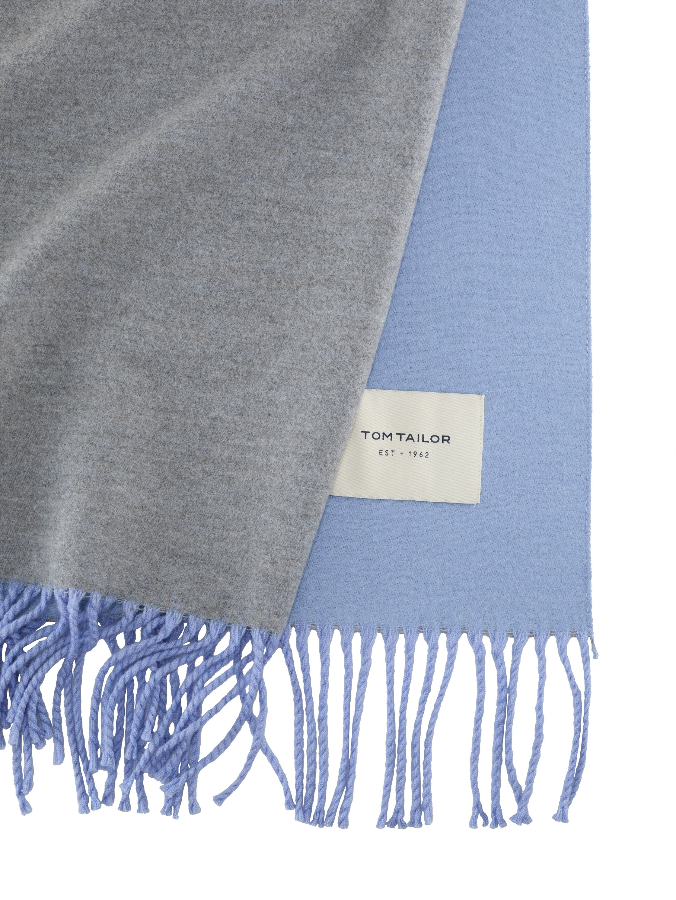 Tom Tailor Calm Blue Scarf Double Face