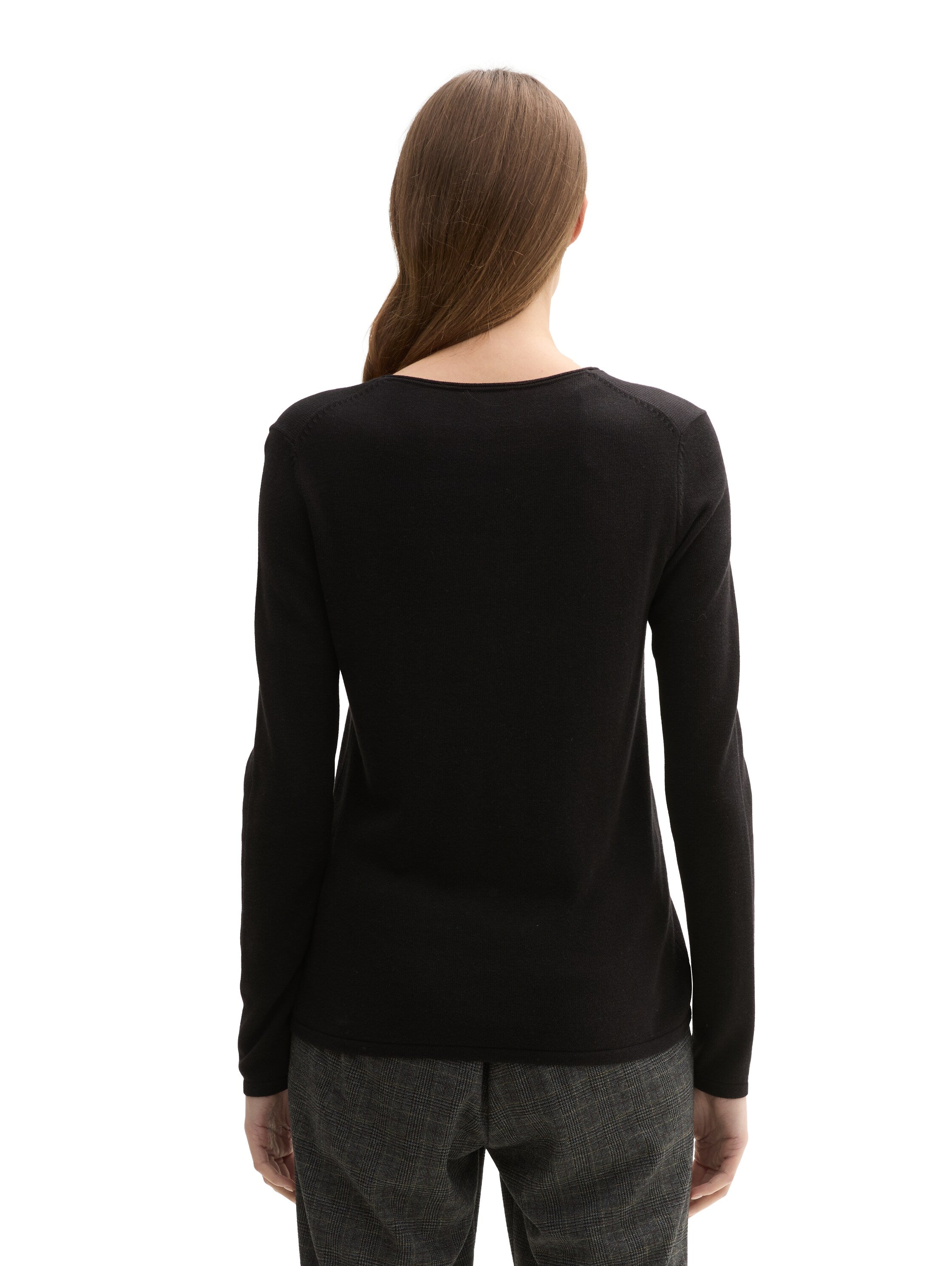 Tom Tailor Deep Black Basic Sweater