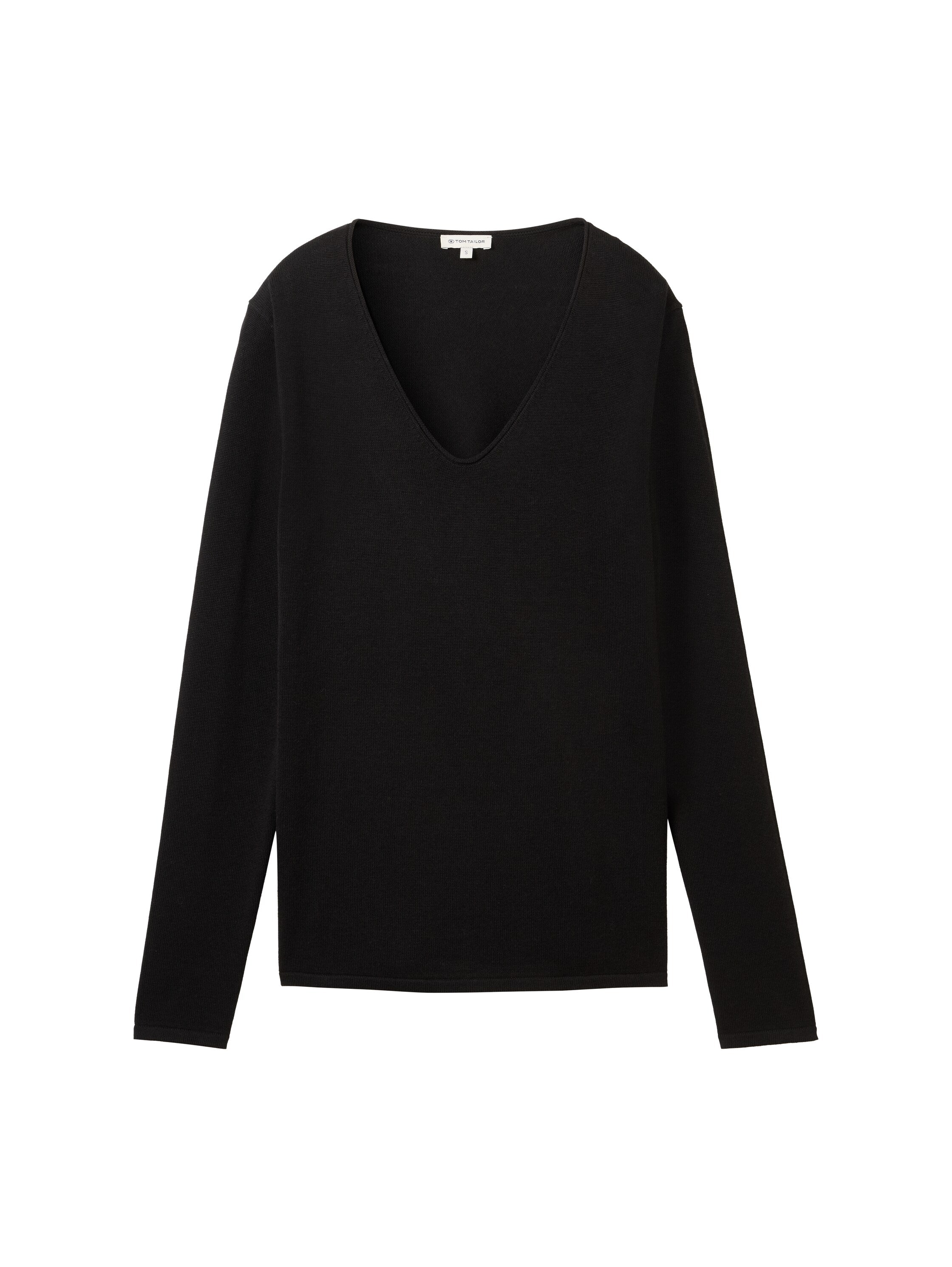 Tom Tailor Deep Black Basic Sweater