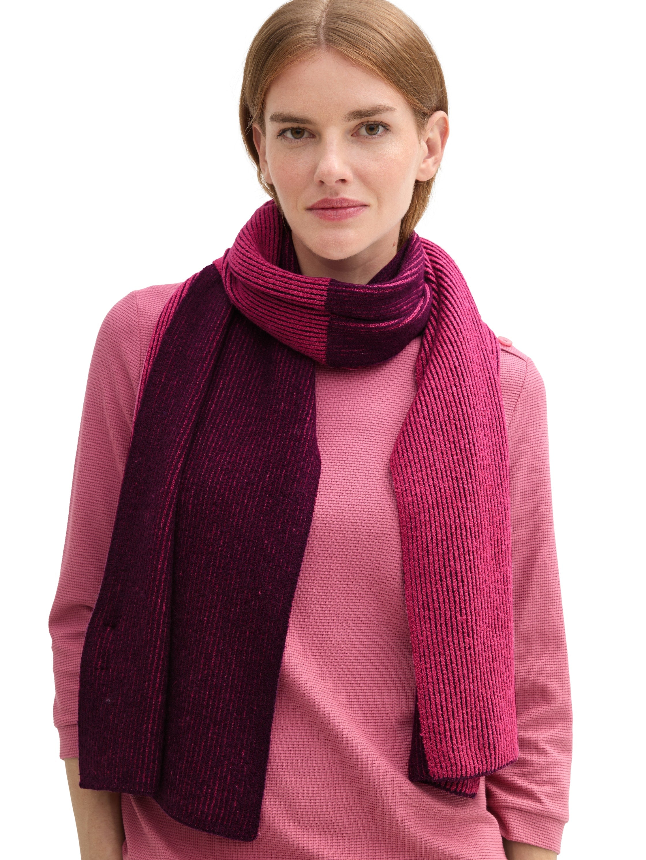 Tom Tailor Scarf With Colour Blocking