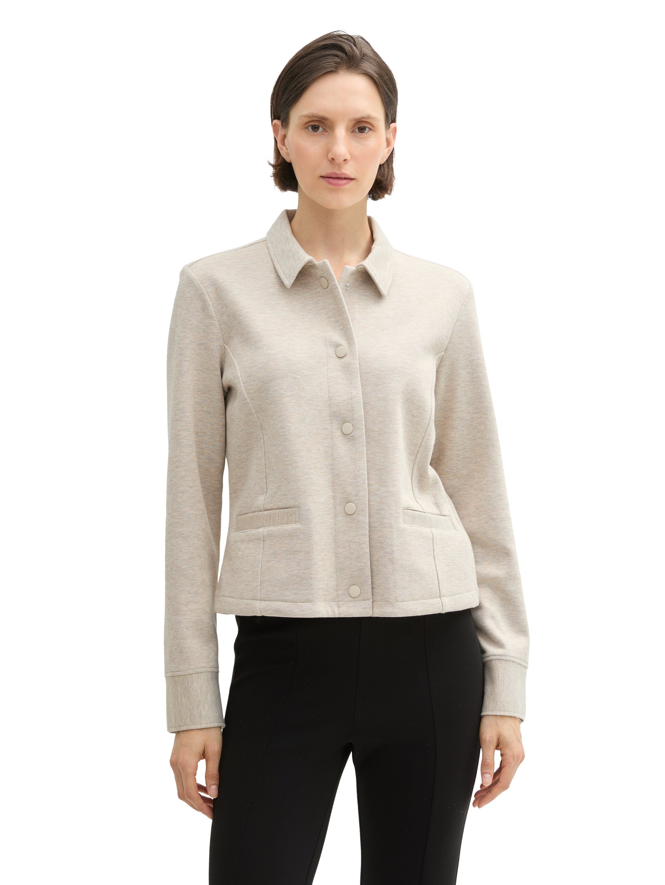 Tom Tailor Pique Beige Blazer