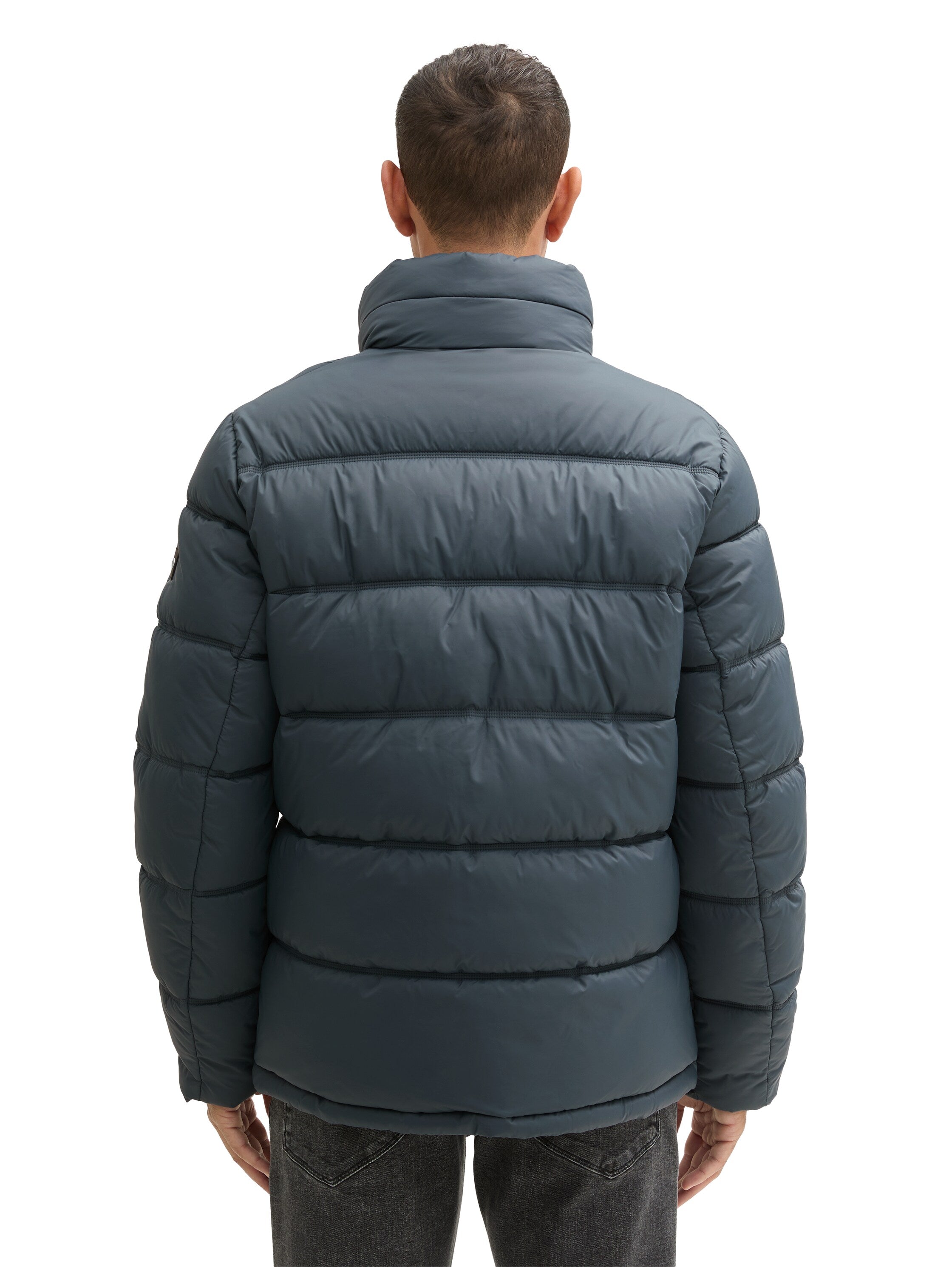 Tom Tailor Hybrid Puffer Blue Jacket