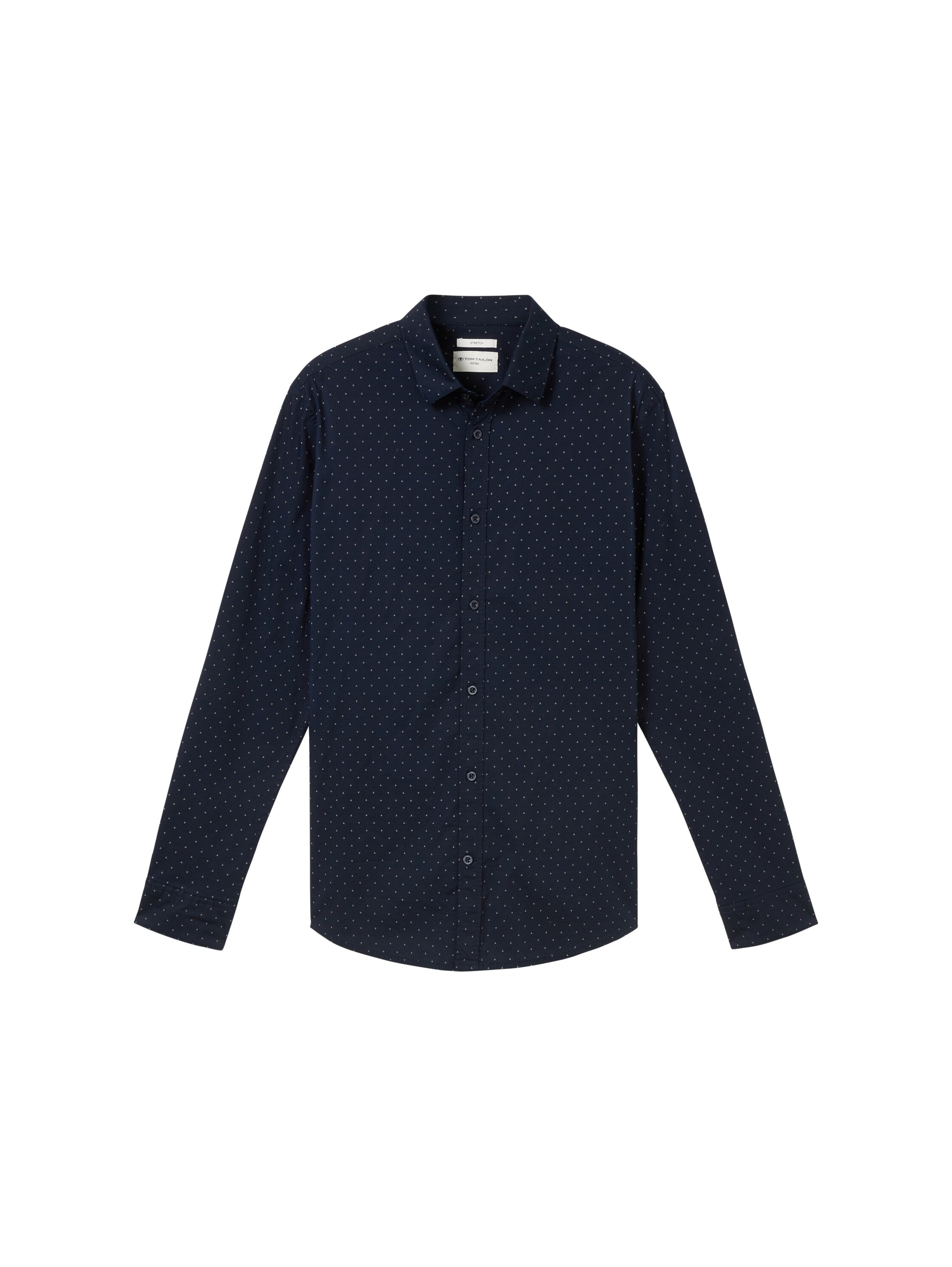 Tom Tailor Navy Shirt With Dot Design